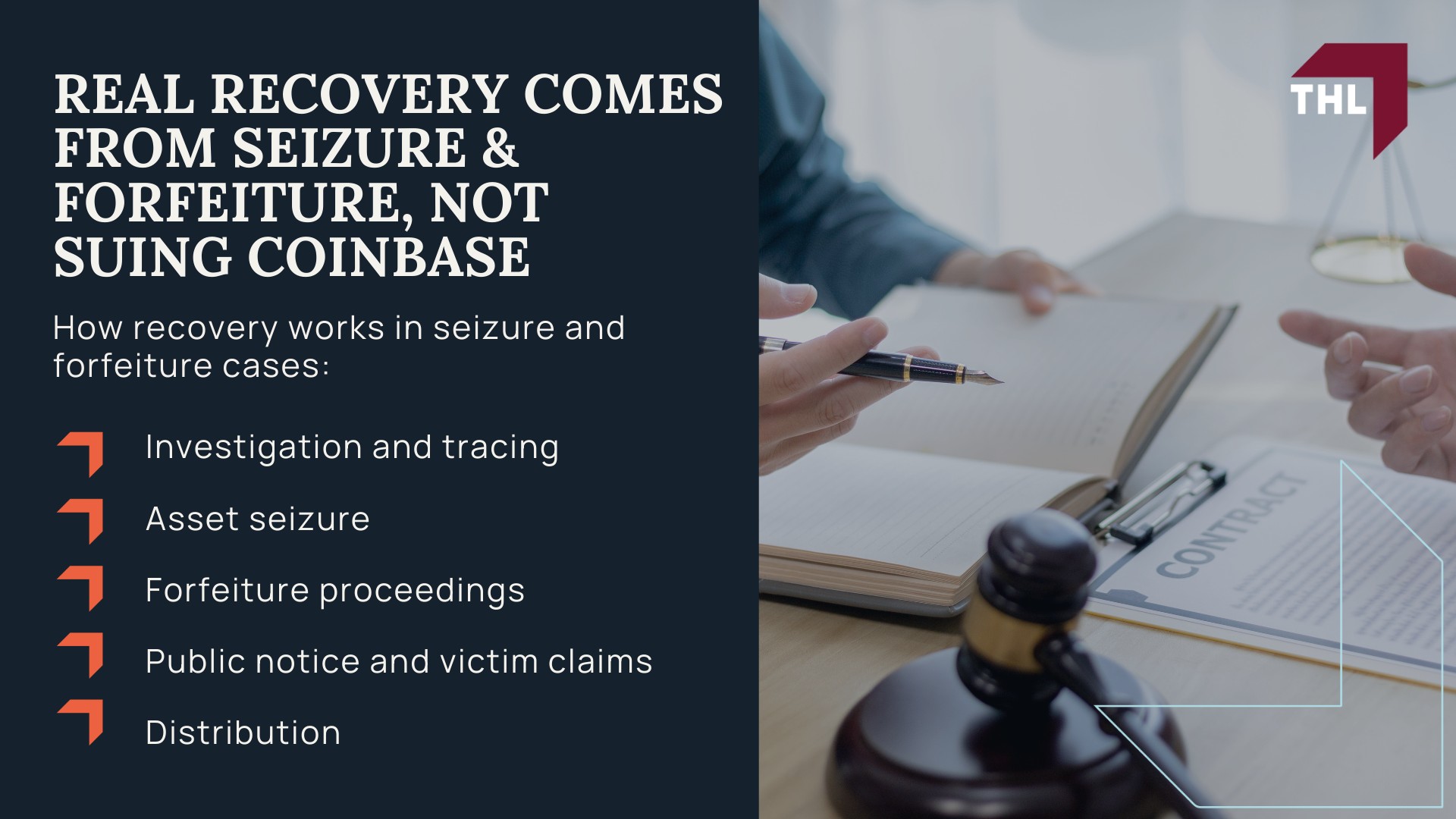 HOW SCAMMERS USE COINBASE IN THE FLOW OF FUNDS (AND WHERE IT FITS) - COINBASE LAWSUIT FOR CRYPTO SCAM VICTIMS - PIG BUTCHERING LAWSUIT - TOERHOERMAN LAW; WHAT COINBASE ACTUALLY DOES IN SEIZURES AND GOVERNMENT CASES - COINBASE LAWSUIT FOR CRYPTO SCAM VICTIMS - PIG BUTCHERING LAWSUIT - TOERHOERMAN LAW; CAN I SUE COINBASE_ - COINBASE LAWSUIT FOR CRYPTO SCAM VICTIMS - PIG BUTCHERING LAWSUIT - TOERHOERMAN LAW; REAL RECOVERY COMES FROM SEIZURE & FORFEITURE, NOT SUING COINBASE - COINBASE LAWSUIT FOR CRYPTO SCAM VICTIMS - PIG BUTCHERING LAWSUIT - TOERHOERMAN LAW