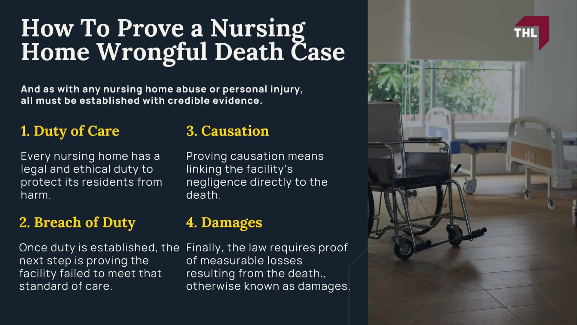 Who Can File a Nursing Home Wrongful Death Lawsuit - What Constitutes Wrongful Death in a Nursing Home - torhoerman law; Who Can File a Nursing Home Wrongful Death Lawsuit - The Facility’s Duty of Care - torhoerman law; Who Can File a Nursing Home Wrongful Death Lawsuit - Why Nursing Home Wrongful Death Claims Exist - torhoerman law; Who Can File a Nursing Home Wrongful Death Lawsuit - All About Seeking Accountability, Not Just a Price Tag - torhoerman law; Who Can File a Nursing Home Wrongful Death Lawsuit - Who Can File a Nursing Home Wrongful Death Lawsuit - torhoerman law; Who Can File a Nursing Home Wrongful Death Lawsuit - Illinois Law The Wrongful Death Act (740 ILCS 1801 et seq.) - torhoerman law; Missouri Law: The Wrongful Death Statute (RSMo § 537.080 – .095); Who Can File a Nursing Home Wrongful Death Lawsuit - What If Multiple Family Members Want To File - torhoerman law; Who Can File a Nursing Home Wrongful Death Lawsuit - Why Nursing Home Wrongful Deaths Happen - torhoerman law; Who Can File a Nursing Home Wrongful Death Lawsuit - How To Prove a Nursing Home Wrongful Death Case - torhoerman law