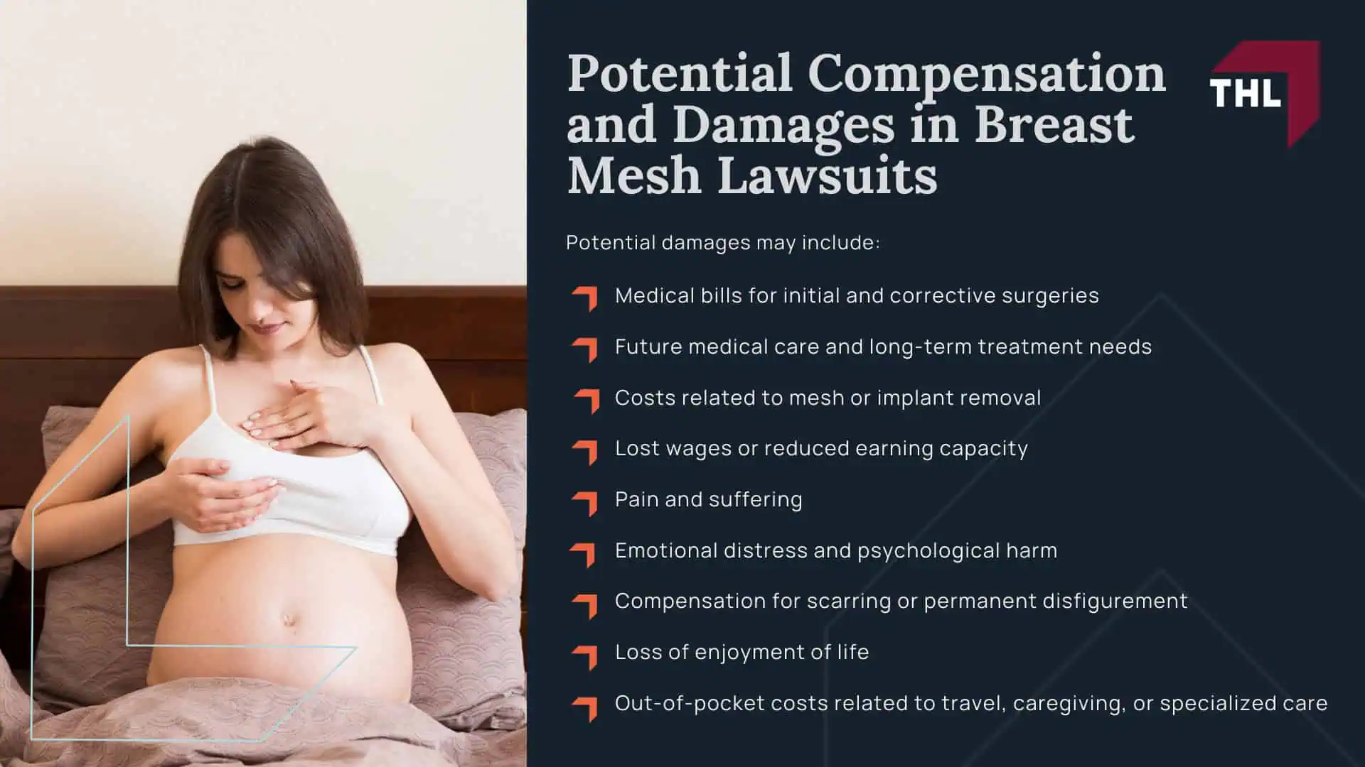 Breast Mesh Lawsuit - What Is Breast Mesh_ - torhoerman law; Breast Mesh Lawsuit - How Breast Mesh Works in Cosmetic and Reconstructive Surgery - torhoerman law; Breast Mesh Lawsuit - What Is Breast Mesh_ - torhoerman law; Breast Mesh Lawsuit - How Breast Mesh Works in Cosmetic and Reconstructive Surgery - torhoerman law; FDA Status and Safety Concerns Surrounding Breast Mesh Products; Breast Mesh Lawsuit - Breast Mesh Products Named in Lawsuits and Regulatory Notices; Breast Mesh Lawsuit - Breast Mesh and Internal Bra Complications; Breast Mesh Lawsuit - Do You Qualify for a Breast Mesh Lawsuit; Breast Mesh Lawsuit - Gathering Evidence for a Breast Mesh Lawsuit; Breast Mesh Lawsuit - Potential Compensation and Damages in Breast Mesh Lawsuits