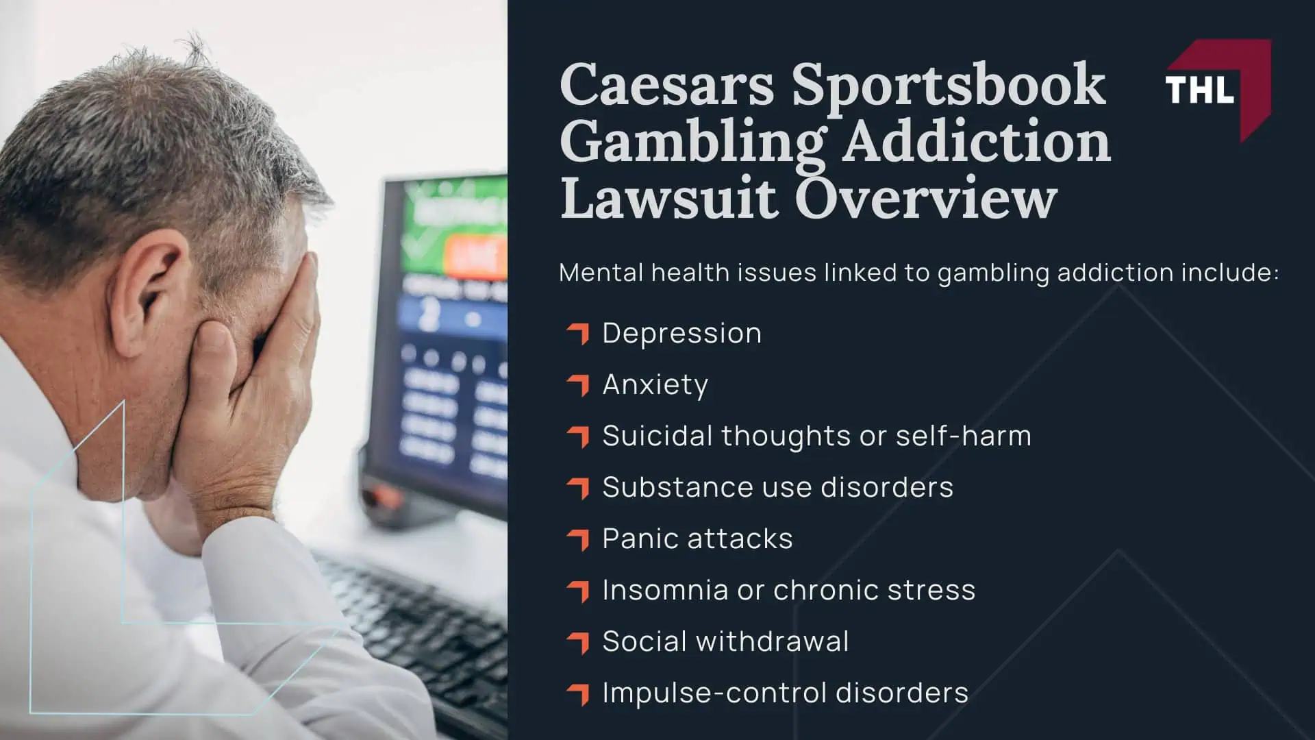 Caesars Sportsbook Gambling Addiction Lawsuit Overview; What Is Being Alleged Against Major Gambling Companies?; Caesars Sportsbook Gambling Addiction Lawsuit Overview