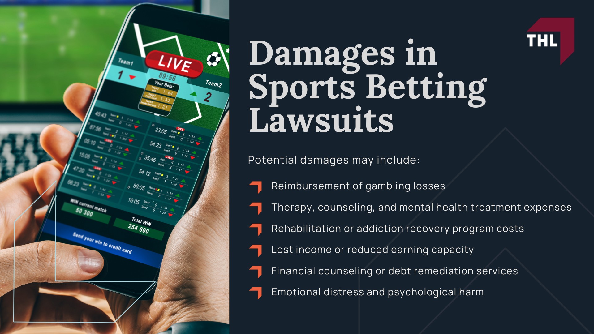 Caesars Sportsbook Gambling Addiction Lawsuit Overview; What Is Being Alleged Against Major Gambling Companies?; Who Qualifies for the Caesars Sportsbook Lawsuit?; Gathering Evidence for a Gambling Addiction Lawsuit; Caesars Sportsbook Lawsuit for Online Gambling Addiction - Damages in Sports Betting Lawsuits - torhoerman law