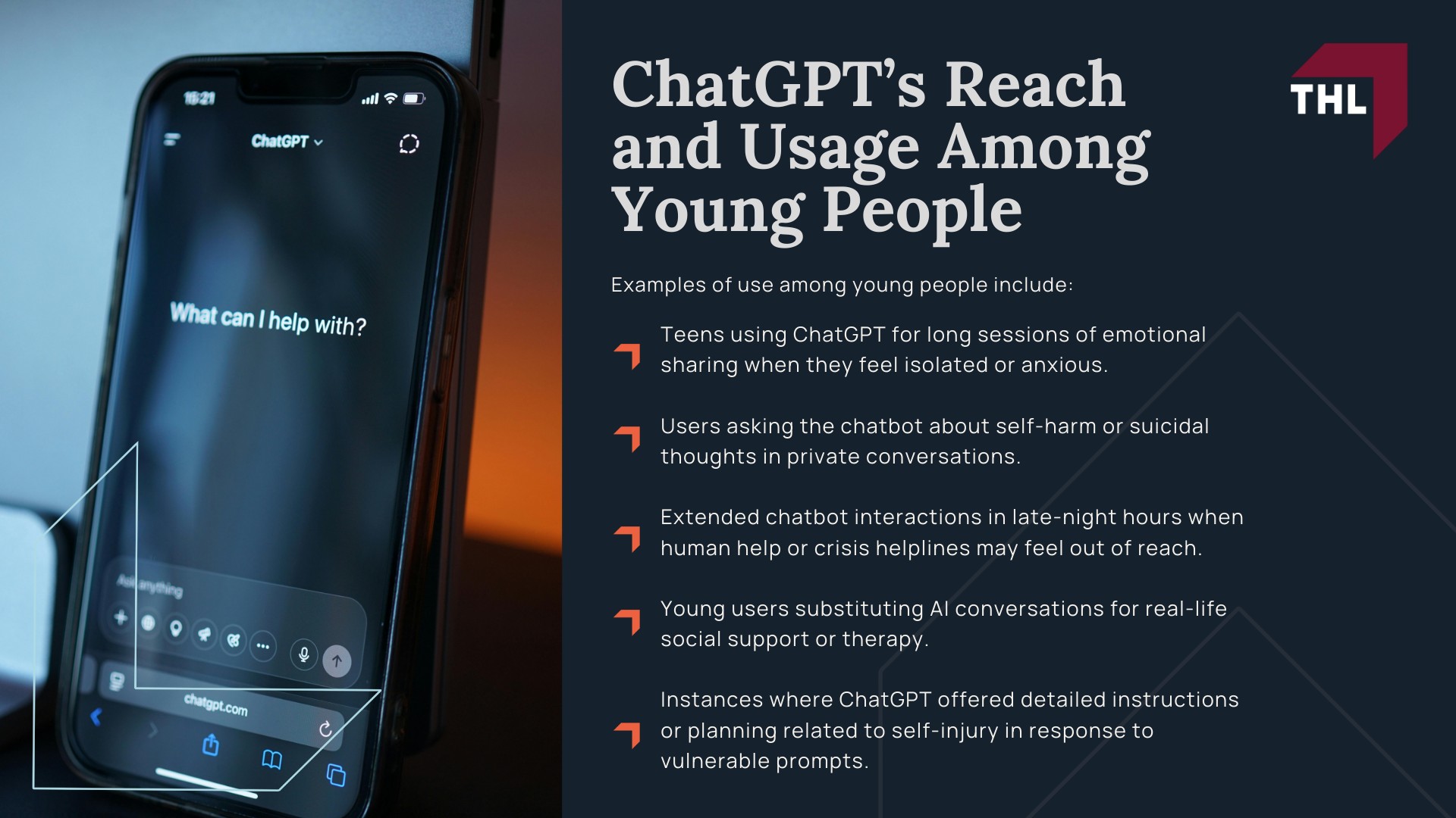_ChatGPT Lawsuit for Suicide and Self-Harm - What Is ChatGPT - torhoerman law; _ChatGPT Lawsuit for Suicide and Self-Harm - ChatGPT’s Reach and Usage Among Young People ChatGPT Lawsuit for Suicide and Self-Harm -