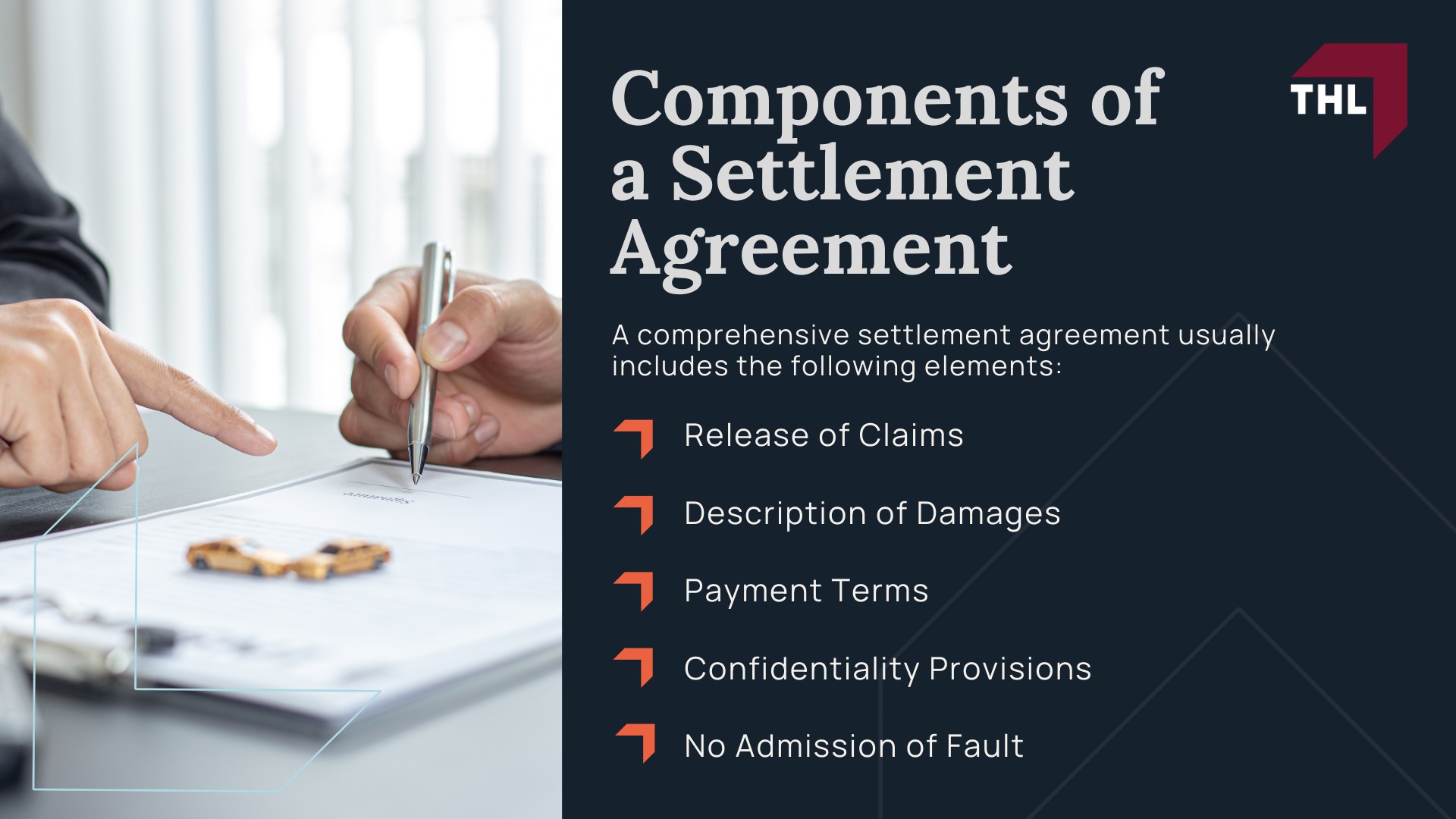 How Does a Car Accident Settlement Work - Car Accident Settlement Process Overview - torhoerman law; Timeline and Phases; How Does a Car Accident Settlement Work - Who Can File a Nursing Home Wrongful Death Lawsuit - All About Seeking Accountability, Not Just a Price Tag - torhoerman law; How Does a Car Accident Settlement Work - What a Car Accident Settlement Agreement Includes; Components of a Settlement Agreement