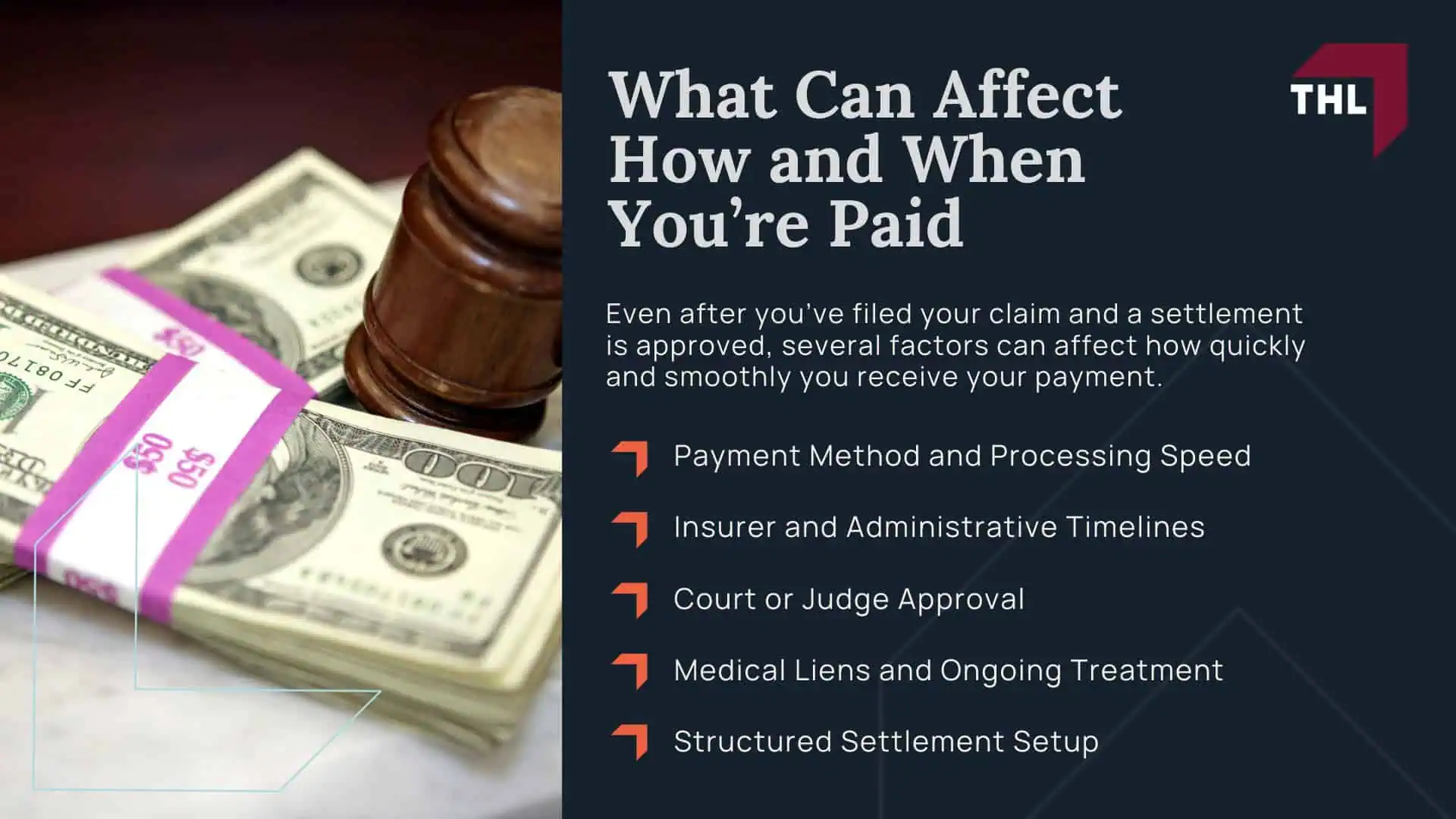 How Are Personal Injury Settlements Paid Out - What Is a Personal Injury Settlement - torhoerman law; How Are Personal Injury Settlements Paid Out - How a Settlement Is Reached - torhoerman law; How Are Personal Injury Settlements Paid Out - When the Payment Happens - torhoerman law; How Are Personal Injury Settlements Paid Out - Types of Personal Injury Settlement Payouts - torhoerman law; How Are Personal Injury Settlements Paid Out - The Timeline After You've Accepted a Settlement Offer - torhoerman law; How Are Personal Injury Settlements Paid Out - How the Settlement Funds Are Distributed - torhoerman law; How Are Personal Injury Settlements Paid Out - What Can Affect How and When You’re Paid - torhoerman law