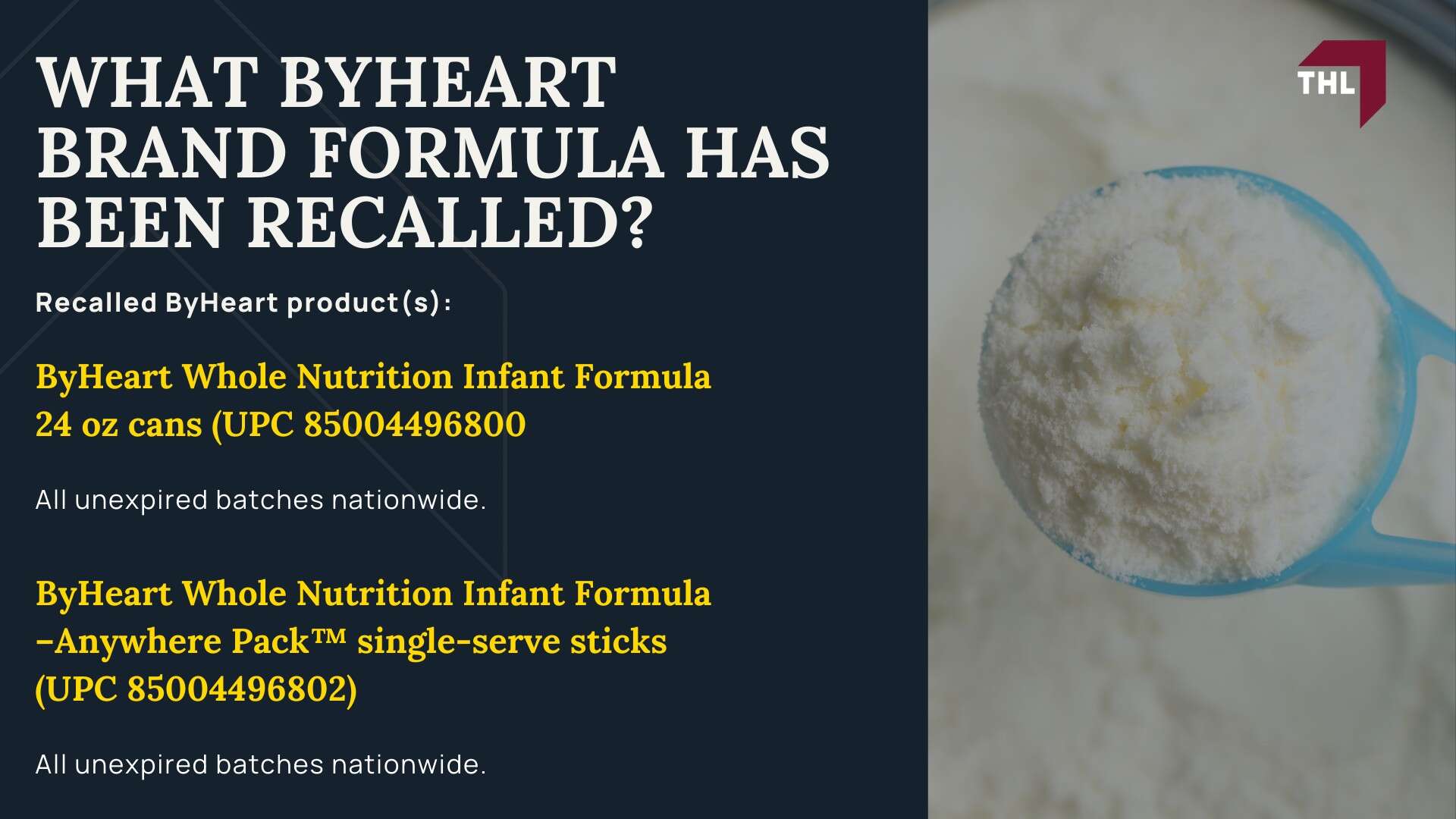 ByHeart Formula Recall Lawsuit; What ByHeart Brand Formula Has Been Recalled