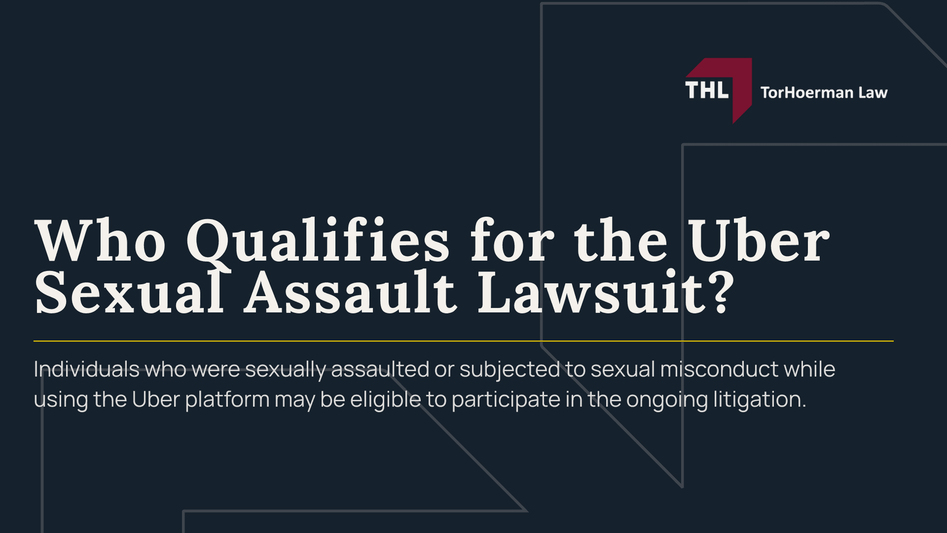 Atlanta Uber Sexual Assault Lawyer - Uber Sexual Assault Lawsuits and the National Litigation - torhoerman law; Atlanta Uber Sexual Assault Lawyer - Can I Sue Uber if the Assault Happened in Atlanta - torhoerman law; Atlanta Uber Sexual Assault Lawyer - Common Allegations Raised in Uber Sexual Assault Claims - torhoerman law; Atlanta Uber Sexual Assault Lawyer - Who Qualifies for the Uber Sexual Assault Lawsuit - torhoerman law