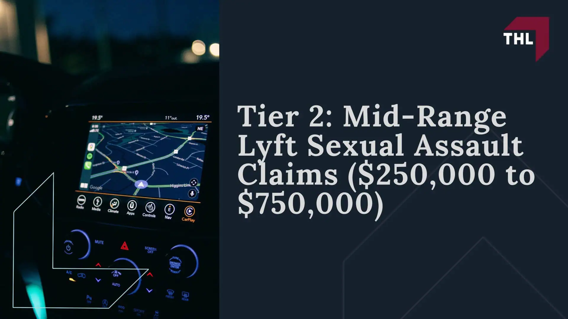Lyft Sexual Assault Settlement Amounts - How Much Does it Cost to Hire a St Louis Personal Injury Lawyer from TorHoerman Law - torhoerman law; Lyft Sexual Assault Settlement Amounts - Tier 1 High-Value Lyft Sexual Assault Claims ($750,000 to Over $1 Million) - torhoerman law; Lyft Sexual Assault Settlement Amounts - Tier 2 Mid-Range Lyft Sexual Assault Claims ($250,000 to $750,000) - torhoerman law