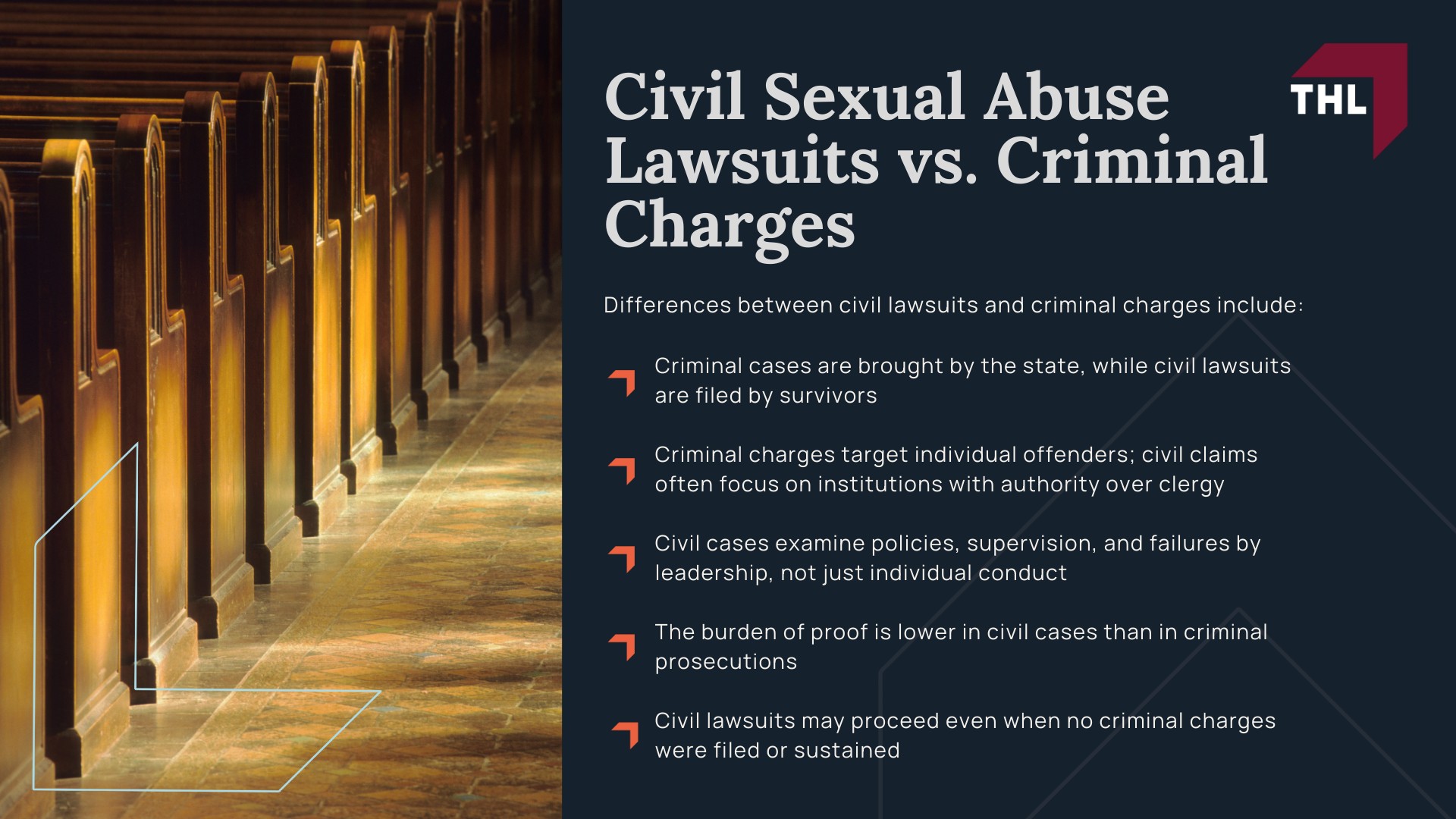 Suing for Sexual Abuse in the Catholic Church - What It Means to Sue the Catholic Church for Sexual Abuse - torhoerman law; Suing for Sexual Abuse in the Catholic Church - Civil Sexual Abuse Lawsuits vs. Criminal Charges - torhoerman law