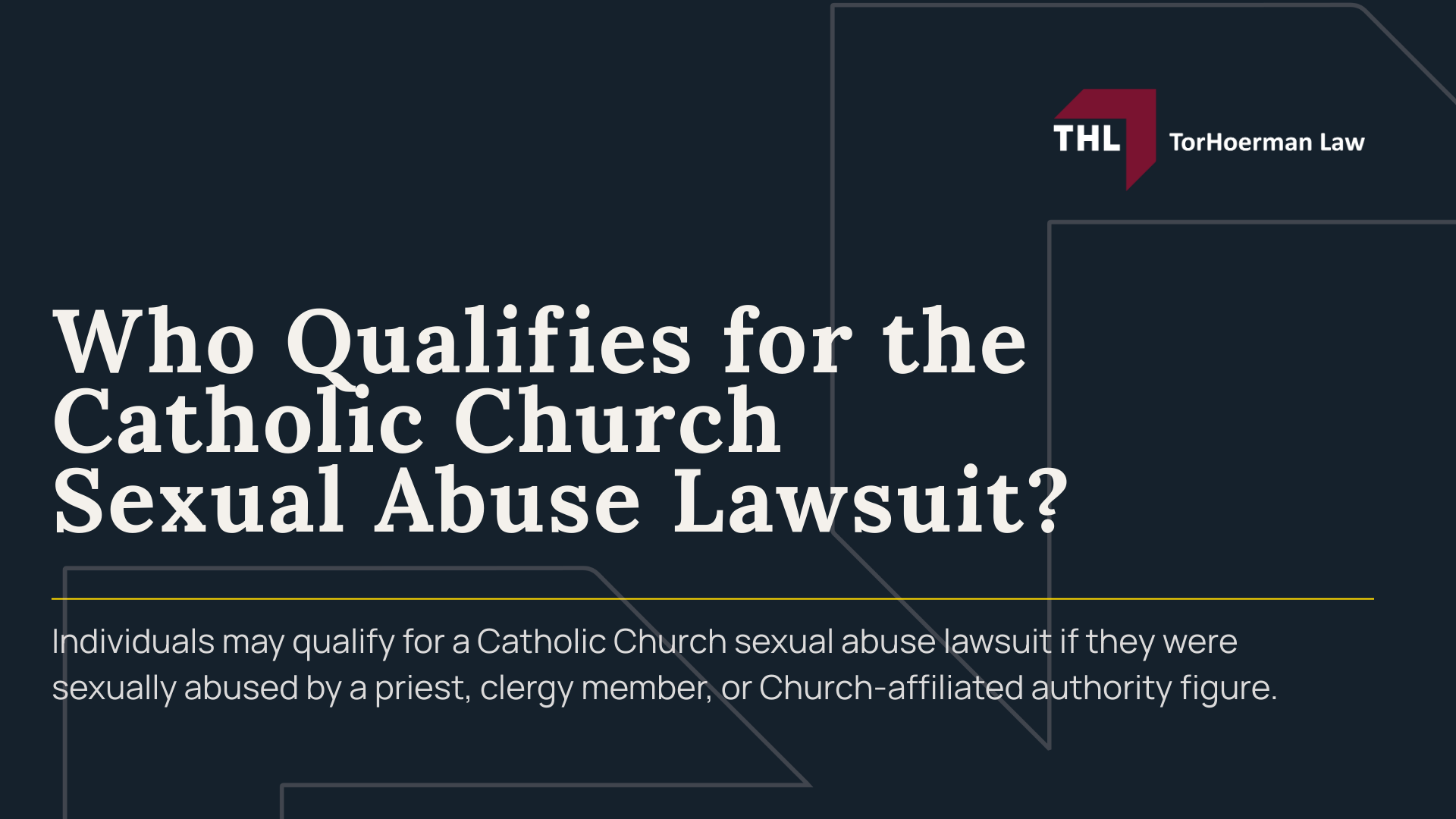 Suing for Sexual Abuse in the Catholic Church - What It Means to Sue the Catholic Church for Sexual Abuse - torhoerman law; Suing for Sexual Abuse in the Catholic Church - Civil Sexual Abuse Lawsuits vs. Criminal Charges - torhoerman law; Suing for Sexual Abuse in the Catholic Church - Who Can Be Sued in a Catholic Church Sexual Abuse Lawsuit - torhoerman law; Suing for Sexual Abuse in the Catholic Church - Survivors Can Recover Compensation Through Civil Litigation - torhoerman law; Suing for Sexual Abuse in the Catholic Church - Signs Your Experience May Support a Civil Claim - torhoerman law; Suing for Sexual Abuse in the Catholic Church - Common Settings Where Clergy Sexual Abuse is Alleged to Have Occurred - torhoerman law; Suing for Sexual Abuse in the Catholic Church - Common Institutional Warning Signs in Church Records - torhoerman law; You May Still Have a Catholic Church Sexual Abuse Claim Even If You NEVER Reported the Abuse; Suing for Sexual Abuse in the Catholic Church - History and Impact of Sexual Abuse in the Catholic Church - torhoerman law; Suing for Sexual Abuse in the Catholic Church - The Catholic Church’s Response Why It Remains So Heavily Criticized - torhoerman law; Suing for Sexual Abuse in the Catholic Church - Catholic Church Sexual Abuse Lawsuit Process Step-By-Step - torhoerman law; Suing for Sexual Abuse in the Catholic Church - Who Qualifies for the Catholic Church Sexual Abuse Lawsuit - torhoerman law