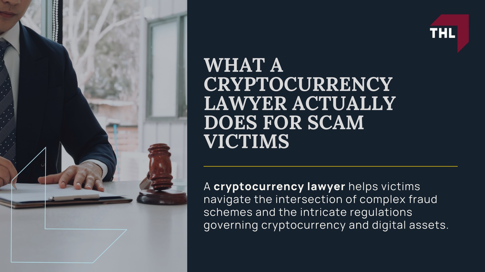 Why Scam Victims Need a Cryptocurrency Lawyer; The Legal Challenges Scam Victims Face; The Legal Challenges Scam Victims Face; What a Cryptocurrency Lawyer Actually Does for Scam Victims