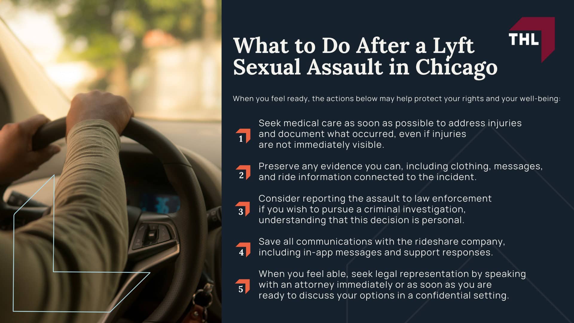 Chicago Lyft Sexual Assault Lawyer - Lyft Sexual Assault Lawsuits Overview - torhoerman law; Chicago Lyft Sexual Assault Lawyer - The Uber Comparison Uber Technologies Passenger Sexual Assault Litigation - torhoerman law; Chicago Lyft Sexual Assault Lawyer - Lyft Sexual Assault Claims Are Being Filed Nationwide - torhoerman law; Chicago Lyft Sexual Assault Lawyer - Lyft Safety Measures Overview & Background - torhoerman law; Chicago Lyft Sexual Assault Lawyer - Lyft Safety Measures Overview & Background - torhoerman law (1); Chicago Lyft Sexual Assault Lawyer - Criminal Charges vs. Civil Lawsuits for Sexual Assault - torhoerman law; Chicago Lyft Sexual Assault Lawyer - When Lyft May Be Legally Responsible - torhoerman law; Chicago Lyft Sexual Assault Lawyer - Illinois Laws on Sexual Assault Civil Lawsuits - torhoerman law; Chicago Lyft Sexual Assault Lawyer - Confidentiality, Anonymity, and Protecting a Survivor’s Privacy - torhoerman law; Chicago Lyft Sexual Assault Lawyer - What to Do After a Lyft Sexual Assault in Chicago - torhoerman law