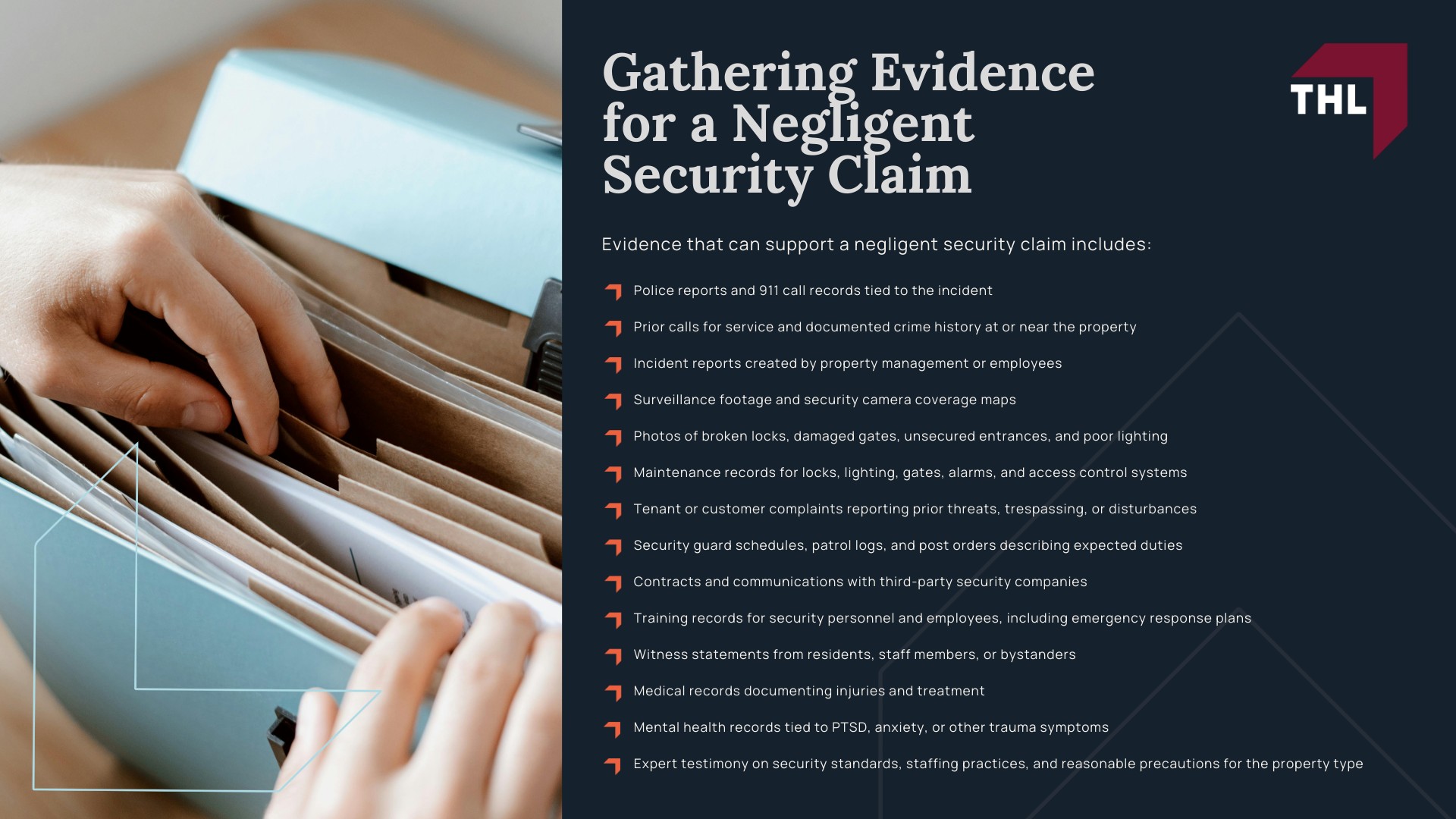 Edwardsville Negligent Security Lawyer - What Is Negligent Security in Illinois - torhoerman law; Negligent Security vs. Premises Liability for Unsafe Conditions; Edwardsville Negligent Security Lawyer - What Types of Incidents Lead to Negligent Security Claims in Edwardsville - torhoerman law; Edwardsville Negligent Security Lawyer - Common Negligent Security Injuries - torhoerman law; Edwardsville Negligent Security Lawyer - What Is Considered Inadequate Security - torhoerman law; Edwardsville Negligent Security Lawyer - What To Do After an Assault or Attack on Someone Else’s Property - torhoerman law; Edwardsville Negligent Security Lawyer - Do You Qualify for a Negligent Security Lawsuit - torhoerman law; Edwardsville Negligent Security Lawyer - Gathering Evidence for a Negligent Security Claim - torhoerman law