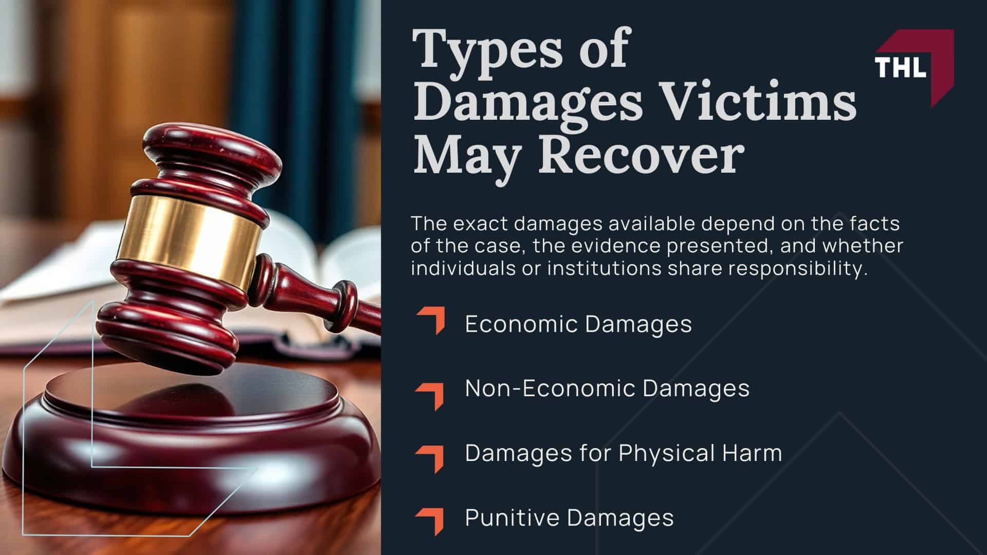 How Are Sexual Abuse Settlements Determined - What Is a Sexual Abuse Settlement - torhoerman law; How Are Sexual Abuse Settlements Determined - Factors That Influence the Value of Sexual Abuse Settlements - torhoerman law; How Are Sexual Abuse Settlements Determined - Types of Damages Victims May Recover - torhoerman law