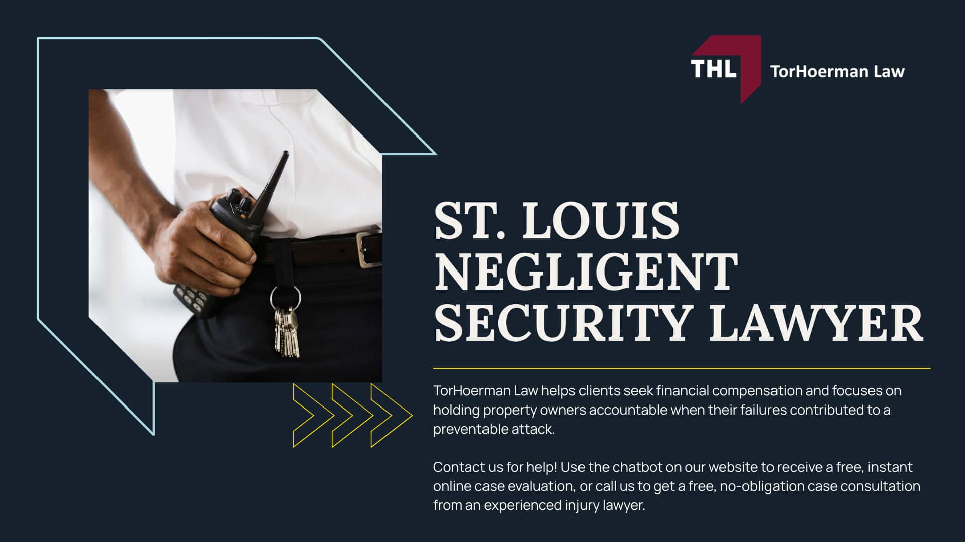 St. Louis Negligent Security Lawyer; St. Louis Negligent Security Lawyer - What Is Negligent Security in Missouri - torhoerman law; St. Louis Negligent Security Lawyer - What Negligent Security Looks Like in Real Life - torhoerman law; St. Louis Negligent Security Lawyer - What Negligent Security Looks Like in Real Life - torhoerman law (1); St. Louis Negligent Security Lawyer - What Types of Incidents Lead to Negligent Security Claims in St. Louis - torhoerman law; St. Louis Negligent Security Lawyer - What To Do After an Assault or Attack on Someone Else’s Property - torhoerman law; St. Louis Negligent Security Lawyer - Missouri Law and Negligent Security Claims - torhoerman law; St. Louis Negligent Security Lawyer - Do You Qualify for a Negligent Security Lawsuit - torhoerman law; St. Louis Negligent Security Lawyer - Gathering Evidence for a Negligent Security Claim - torhoerman law; St. Louis Negligent Security Lawyer - Damages in Negligent Security Claims - torhoerman law; St. Louis Negligent Security Lawyer - Who Can Be Held Liable for a Negligent Security Incident - torhoerman law; St. Louis Negligent Security Lawyer - TorHoerman Law St. Louis Negligent Security Lawyers - torhoerman law