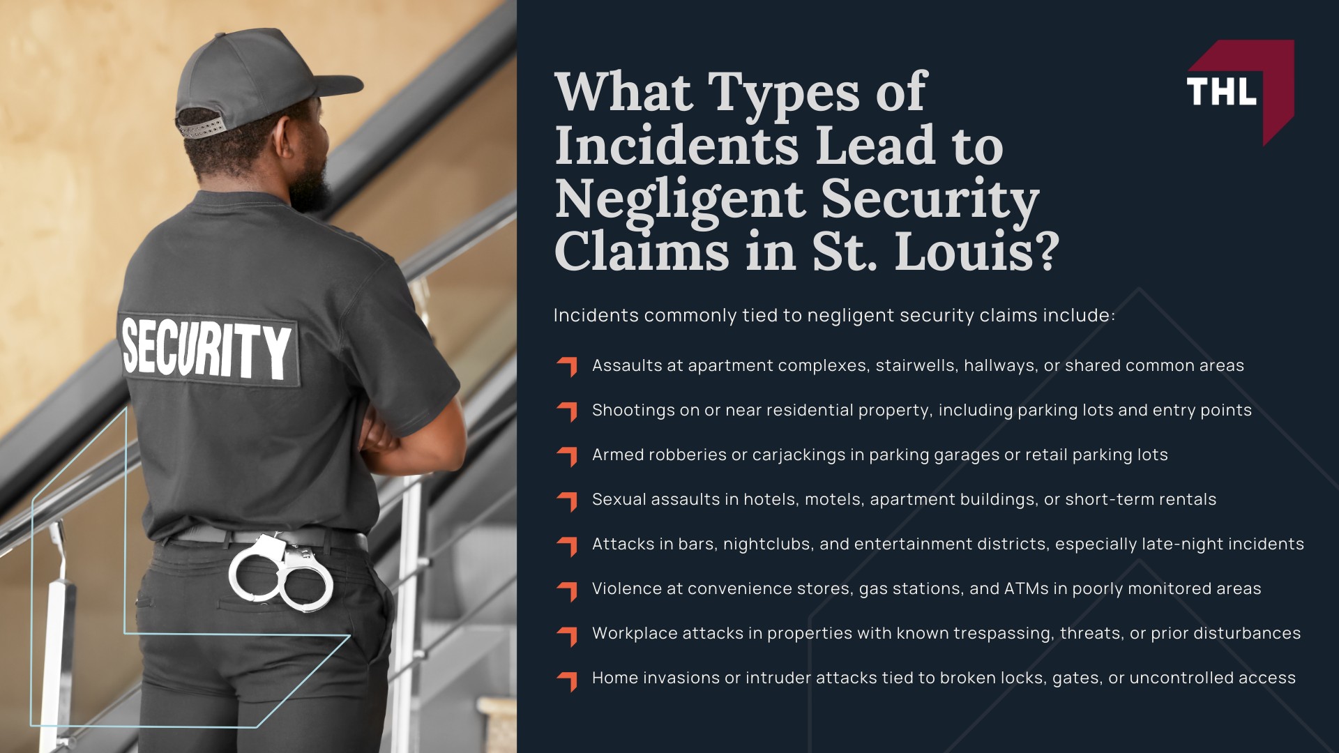 St. Louis Negligent Security Lawyer - What Is Negligent Security in Missouri - torhoerman law; St. Louis Negligent Security Lawyer - What Negligent Security Looks Like in Real Life - torhoerman law; St. Louis Negligent Security Lawyer - What Negligent Security Looks Like in Real Life - torhoerman law (1); St. Louis Negligent Security Lawyer - What Types of Incidents Lead to Negligent Security Claims in St. Louis - torhoerman law