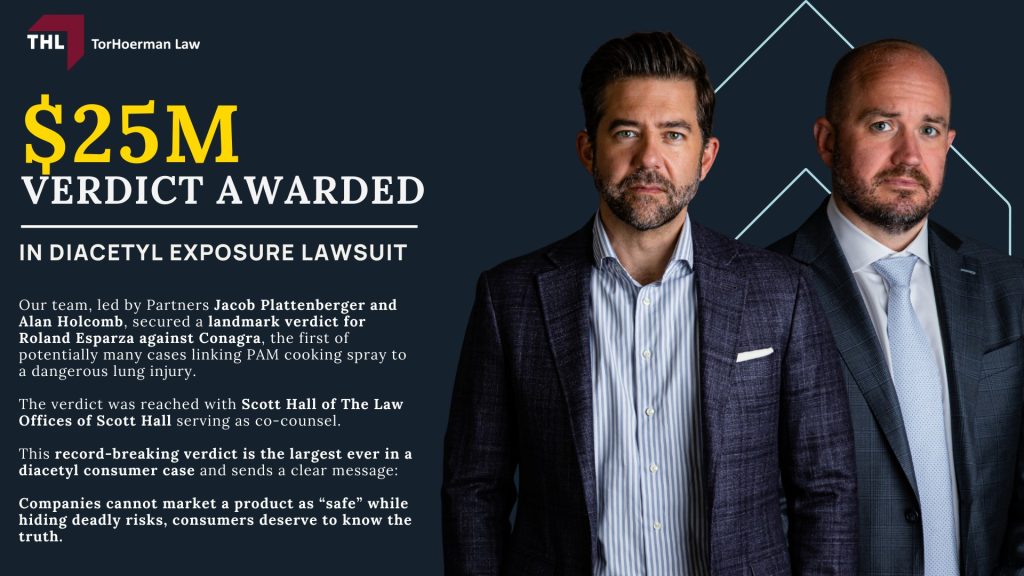 25 million dollar verdict in diacteyl lung injury case by torhoerman law