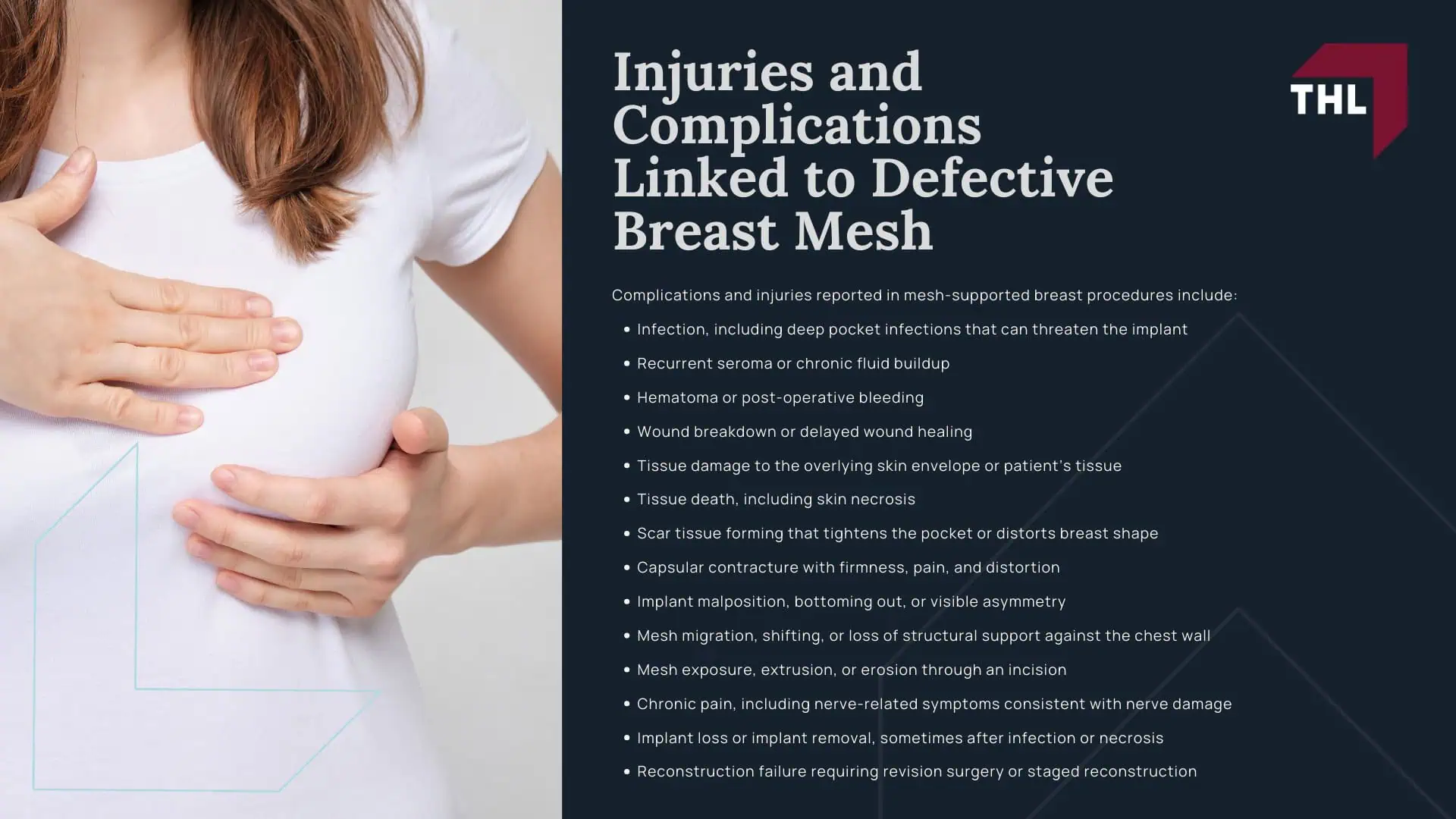 Breast Mesh Lawsuit Settlement Amounts Projections and Estimates - Breast Mesh Lawsuit Settlement Projections - torhoerman law; Breast Mesh Lawsuit Settlement Amounts Projections and Estimates - Breast Mesh Lawsuit Overview - torhoerman law; Breast Mesh Lawsuit Settlement Amounts Projections and Estimates - What Breast Mesh Manufacturers are Being Investigated for Legal Action - torhoerman law; Breast Mesh Lawsuit Settlement Amounts Projections and Estimates - Injuries and Complications Linked to Defective Breast Mesh - torhoerman law