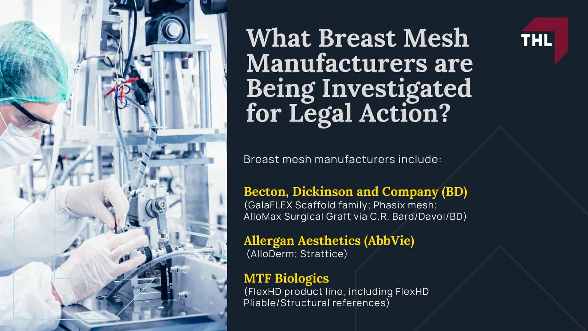 Breast Mesh Lawsuit Settlement Amounts Projections and Estimates - Breast Mesh Lawsuit Settlement Projections - torhoerman law; Breast Mesh Lawsuit Settlement Amounts Projections and Estimates - Breast Mesh Lawsuit Overview - torhoerman law; Breast Mesh Lawsuit Settlement Amounts Projections and Estimates - What Breast Mesh Manufacturers are Being Investigated for Legal Action - torhoerman law