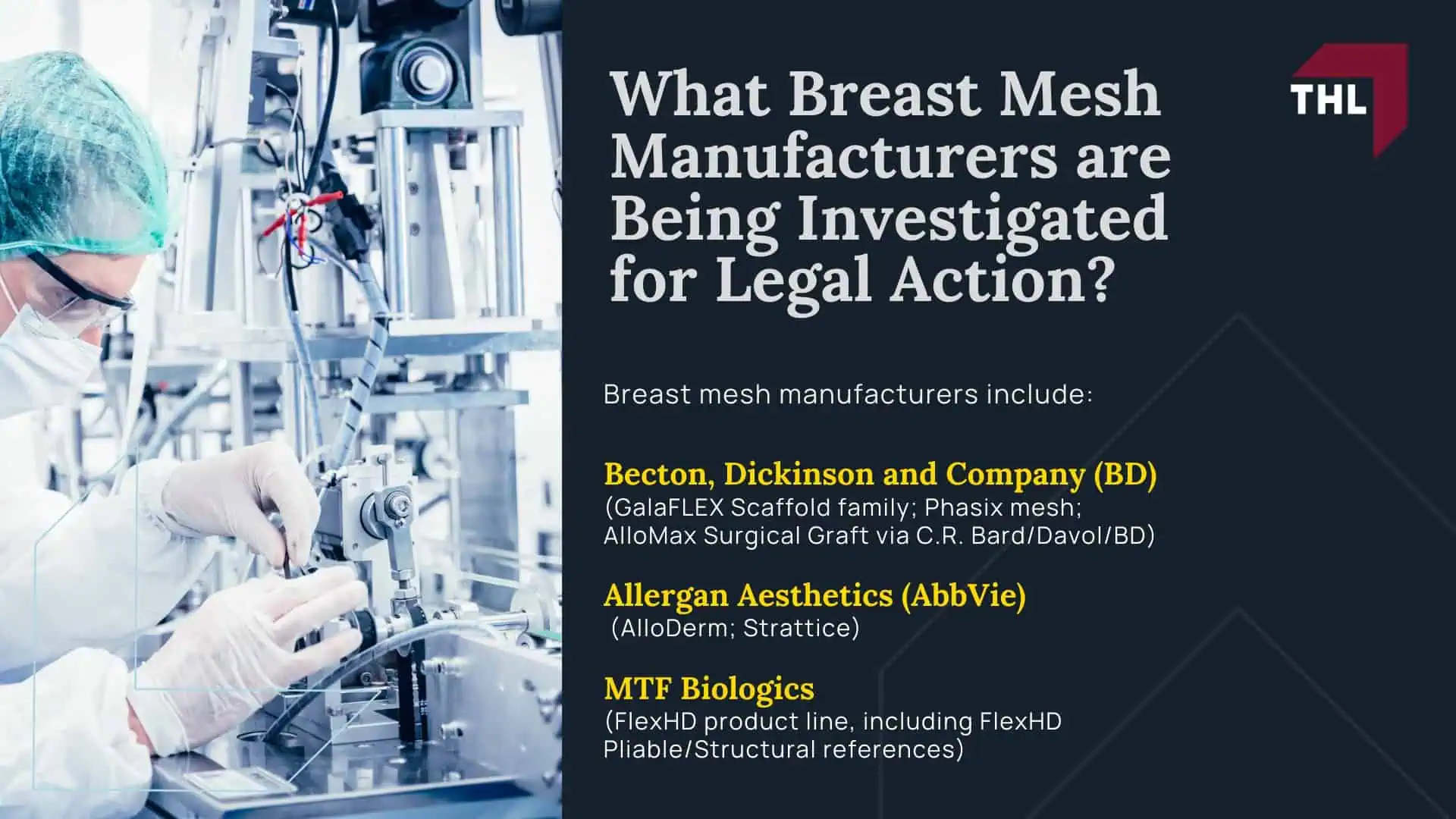 Breast Mesh Lawsuit Settlement Amounts Projections and Estimates - Breast Mesh Lawsuit Settlement Projections - torhoerman law; Breast Mesh Lawsuit Settlement Amounts Projections and Estimates - Breast Mesh Lawsuit Overview - torhoerman law; Breast Mesh Lawsuit Settlement Amounts Projections and Estimates - What Breast Mesh Manufacturers are Being Investigated for Legal Action - torhoerman law