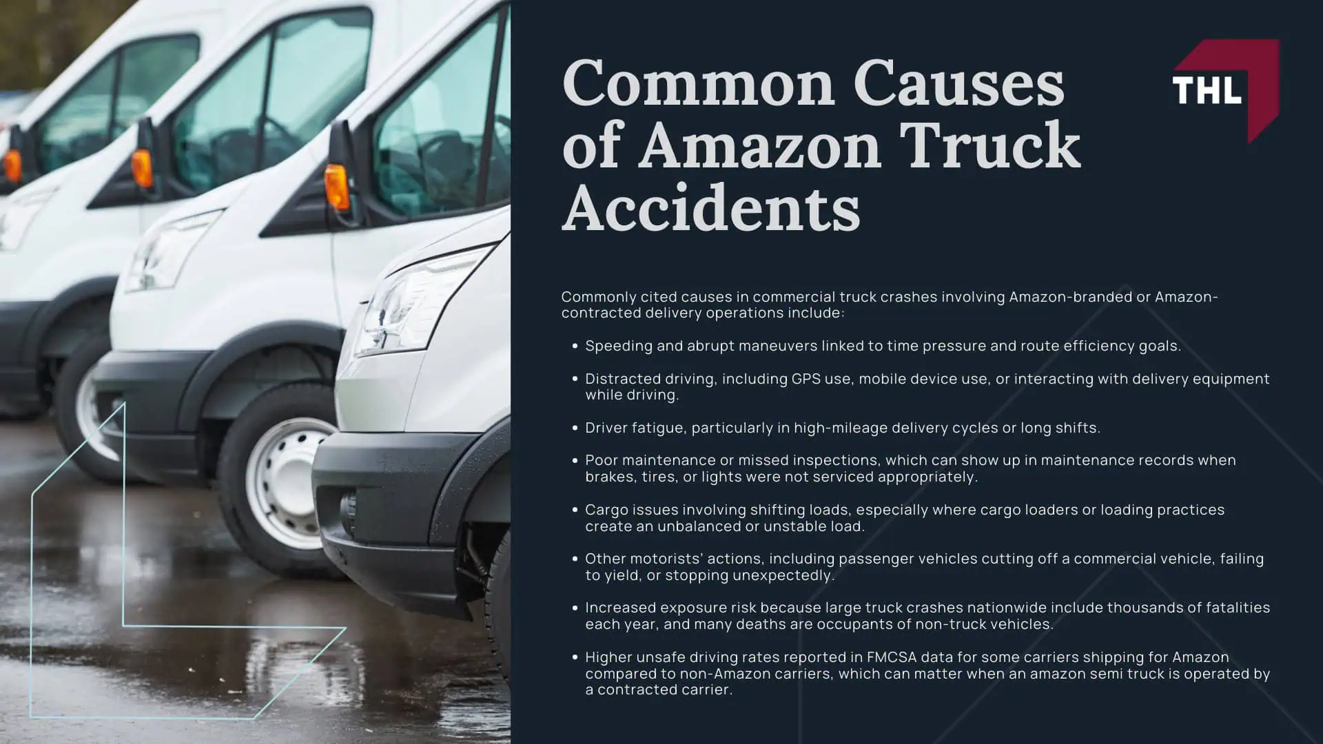 Can I Sue for an Amazon Truck Accident_ - Steps to Take After Being Injured in an Accident with an Amazon Truck - torhoerman law; Can I Sue for an Amazon Truck Accident_ - Common Causes of Amazon Truck Accidents - torhoerman law