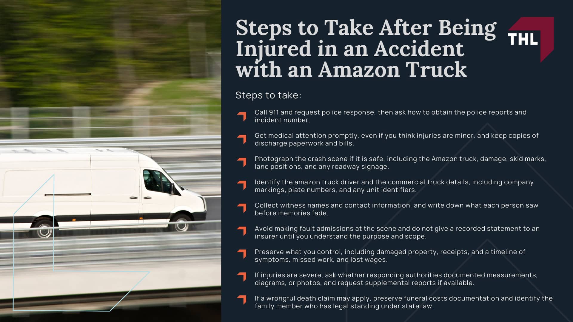 Can I Sue for an Amazon Truck Accident_ - Steps to Take After Being Injured in an Accident with an Amazon Truck - torhoerman law