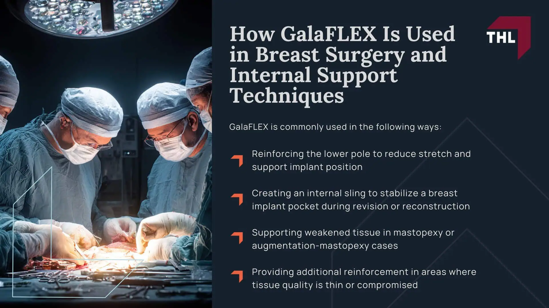 GalaFLEX Breast Mesh Lawsuit - What Is GalaFLEX - torhoerman law; GalaFLEX Breast Mesh Lawsuit - How GalaFLEX Is Used in Breast Surgery and Internal Support Techniques - torhoerman law