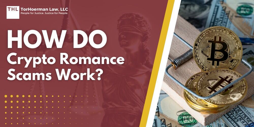 How Do Crypto Romance Scams Work; What Are Crypto Romance Scams; Why These Scams Are So Widespread and Costly; How Romance Scammers Make First Contact; From Online Connection to Emotional Dependence; Fake Platforms, Fake Profits, and Blocked Withdrawals; Who Is Behind Crypto Romance and Pig Butchering Scams; What Are Crypto Romance Scams; Why These Scams Are So Widespread and Costly; How Romance Scammers Make First Contact; From Online Connection to Emotional Dependence; Fake Platforms, Fake Profits, and Blocked Withdrawals; Who Is Behind Crypto Romance and Pig Butchering Scams; Warning Signs and Red Flags of Crypto Romance Scams; What Happens After You Send Money_ Why Recovery Is So Difficult; Reporting Crypto Romance Scams_ Who To Notify and Why It Matters; Realistic Options for Trying To Recover Money; TorHoerman Law_ Investigating Crypto Romance Scam Cases