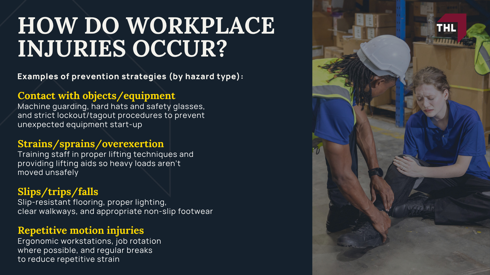 Common Types of Workplace Injuries; How Do Workplace Injuries Occur