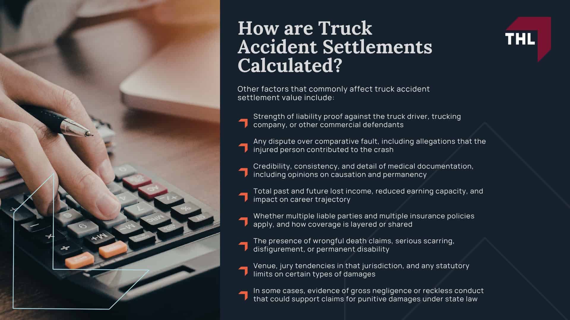 Average Truck Accident Settlements; How are Truck Accident Settlements Calculated