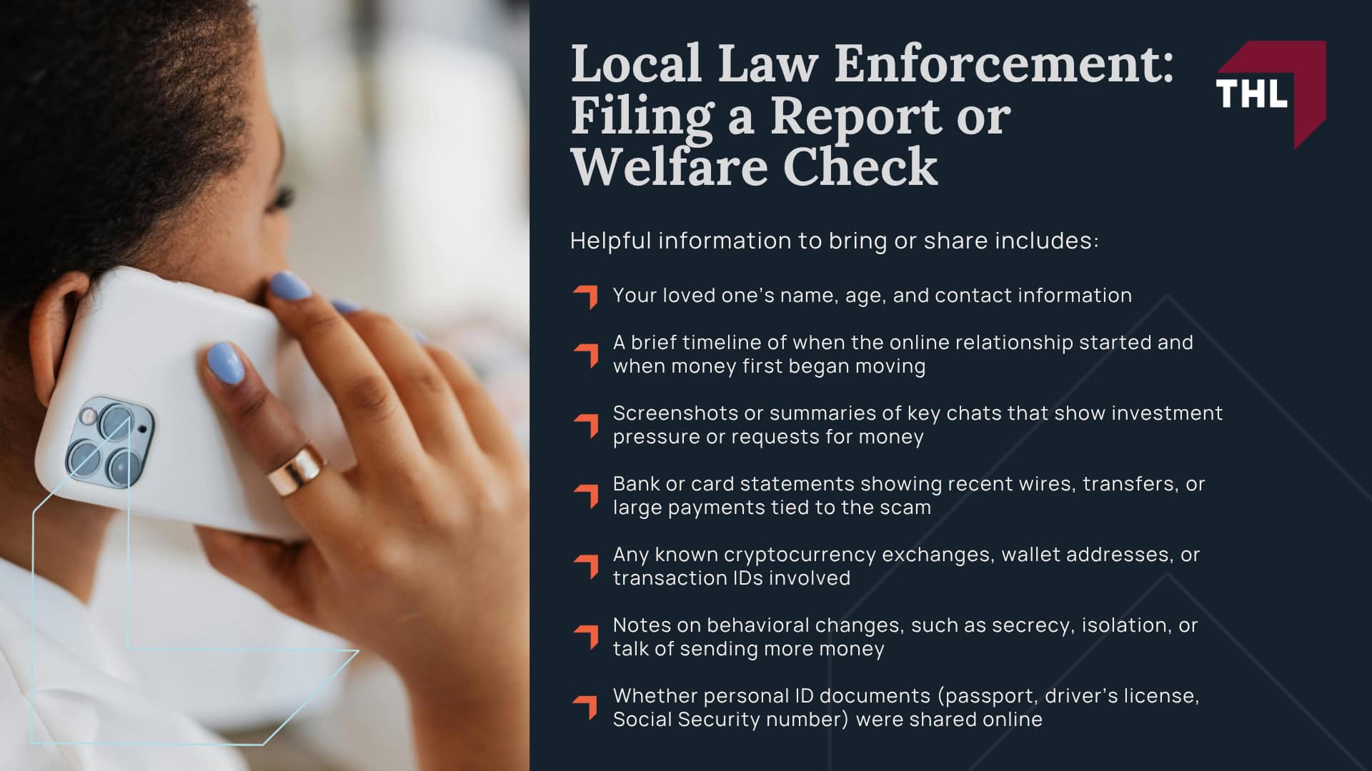 Recognizing the Signs of a Cryptocurrency Scam in a Spouse or Family Member; Common Behavioral Red Flags at Home; Financial Warning Signs You Might Notice; First Steps to Take If You Suspect a Pig Butchering Scam; Recognizing the Signs of a Cryptocurrency Scam in a Spouse or Family Member; Common Behavioral Red Flags at Home; Financial Warning Signs You Might Notice; First Steps to Take If You Suspect a Pig Butchering Scam; Local Law Enforcement_ Filing a Report or Welfare Check