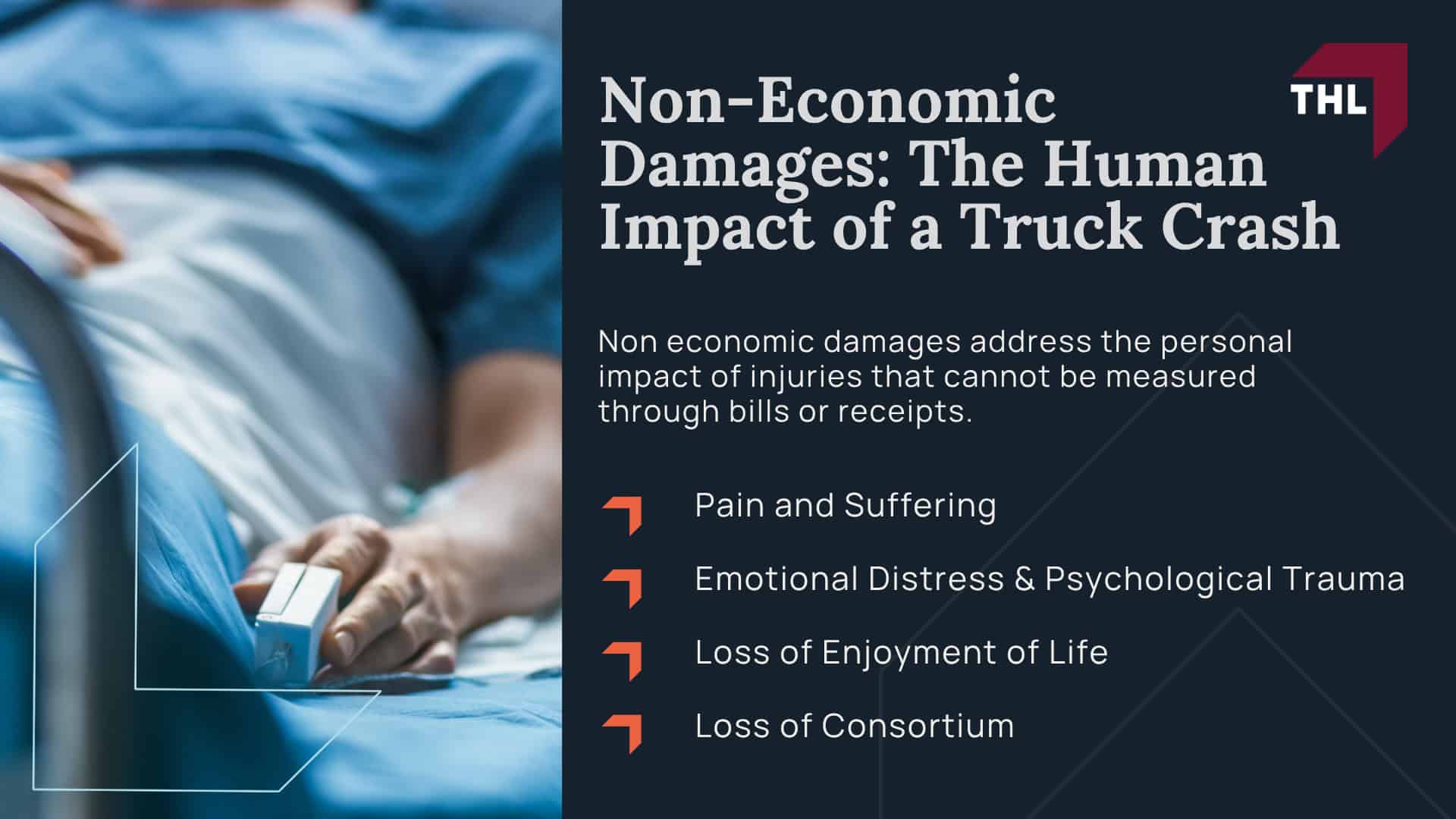 Understanding Truck Accident Compensation; Why Truck Accident Claims Are Different From Car Accident Claims; How Liability Affects Compensation; Economic Damages_ Financial Losses You Can Document; Non-Economic Damages_ The Human Impact of a Truck Crash