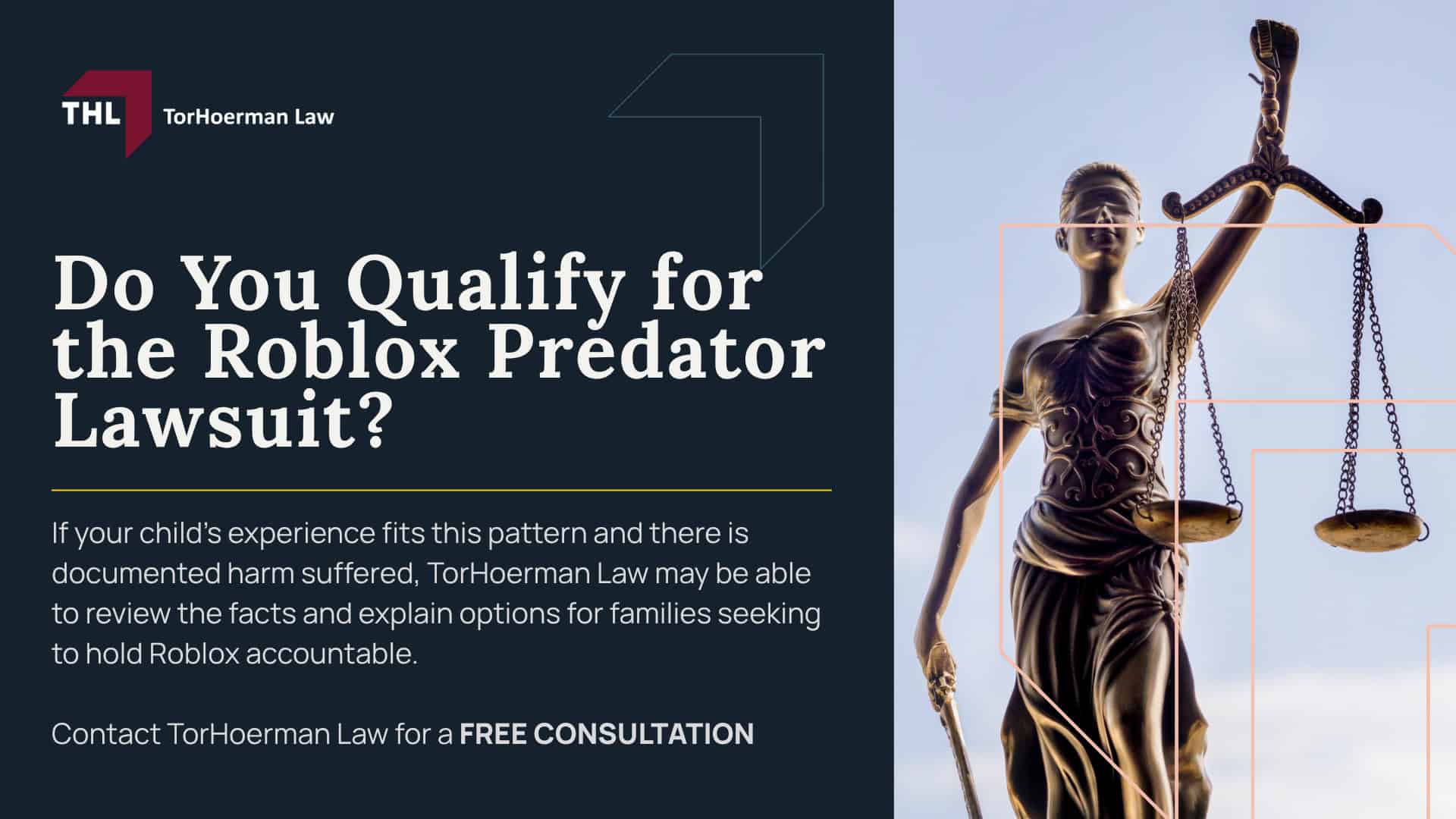 Roblox Grooming Lawsuit - What Is the Roblox Grooming Lawsuit_ - torhoerman law; Roblox Grooming Lawsuit - How Grooming Allegedly Occurs on the Roblox Platform - torhoerman law; Warning Signs of Roblox Grooming; Roblox Grooming Lawsuit - Child Safety Concerns Raised in Roblox Lawsuits - torhoerman law; Roblox Grooming Lawsuit - Types of Sexual Exploitation Alleged in Roblox Grooming Cases - torhoerman law; Roblox Predator Lawsuit - Do You Qualify for the Roblox Predator Lawsuit_ - torhoerman law