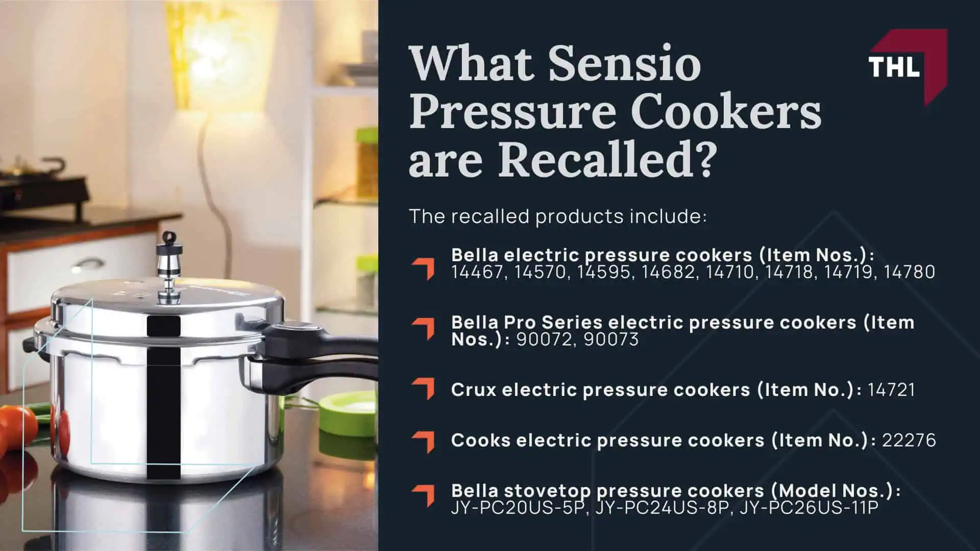 Sensio Pressure Cooker Lawsuit - Sensio Pressure Cooker Lawsuit Overview - Torhoerman law; Sensio Pressure Cooker Lawsuit - What Sensio Pressure Cookers are Recalled_ - Torhoerman law