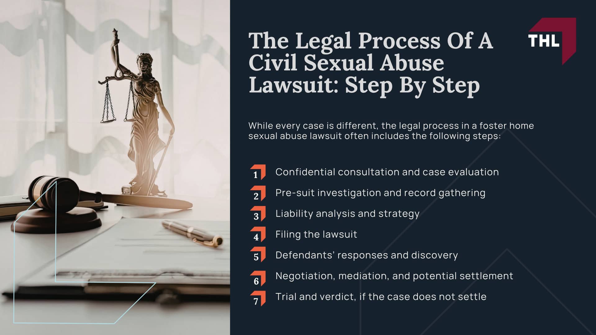 Sexual Abuse at Foster Homes_ Overview; Civil Lawsuits for Sexual Abuse in Foster Homes; Legal Deadlines And Statutes Of Limitations For Sexual Abuse at a Foster Home Cases; How The Statute Of Limitations Works; Sexual Abuse at Foster Homes_ Overview; Civil Lawsuits for Sexual Abuse in Foster Homes; Legal Deadlines And Statutes Of Limitations For Sexual Abuse at a Foster Home Cases; How The Statute Of Limitations Works; Who Can Be Held Liable In Civil Lawsuits For Sexual Abuse in Foster Homes; What This Means For Victims of Foster Home Sexual Abuse; The Legal Process Of A Civil Sexual Abuse Lawsuit_ Step By Step