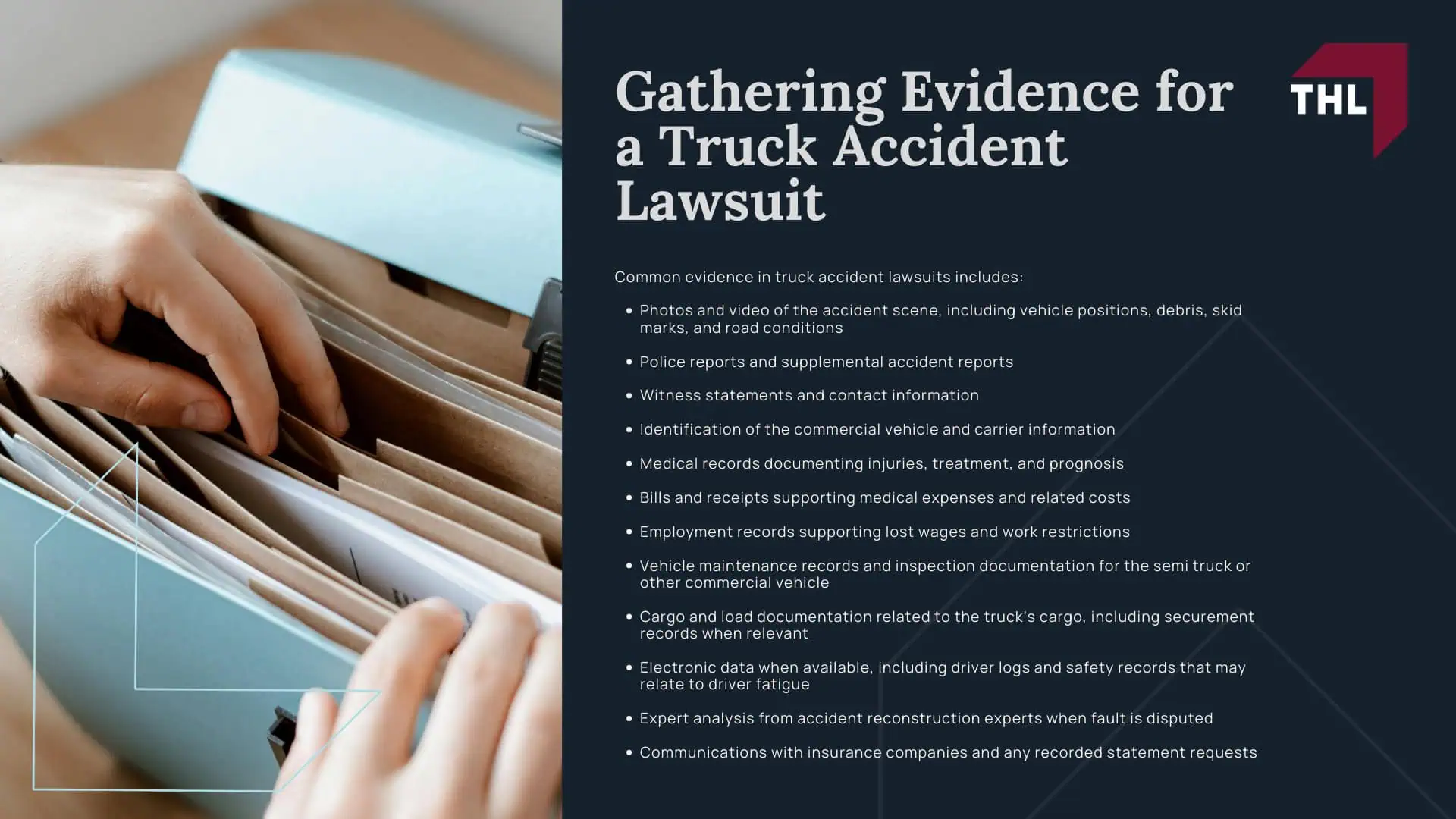 Truck Accident Liability and Fault_ Complete Guide - Who Is Liable in Truck Accidents_ - torhoerman law; Truck Accident Liability and Fault_ Complete Guide - The Legal Process of a Truck Accident Lawsuit - torhoerman law; Truck Accident Liability and Fault_ Complete Guide - Steps To Take After a Truck Accident - torhoerman law; Truck Accident Liability and Fault_ Complete Guide - Do You Qualify For a Truck Accident Lawsuit_ - torhoerman law; Truck Accident Liability and Fault_ Complete Guide - Statute of Limitations for Trucking Accident Cases - torhoerman law; Truck Accident Liability and Fault_ Complete Guide - Gathering Evidence for a Truck Accident Lawsuit - torhoerman law