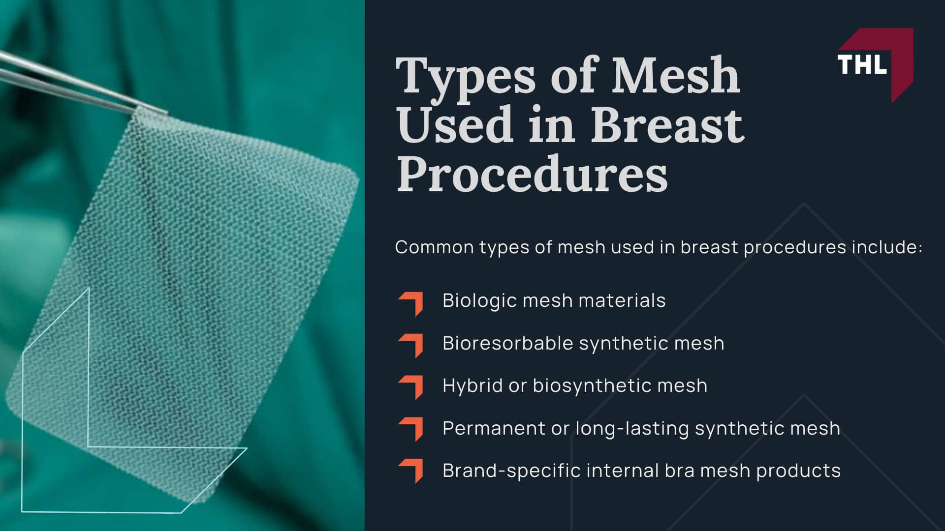 Overview of Breast Mesh and Internal Bra Surgery; Types of Mesh Used in Breast Procedures