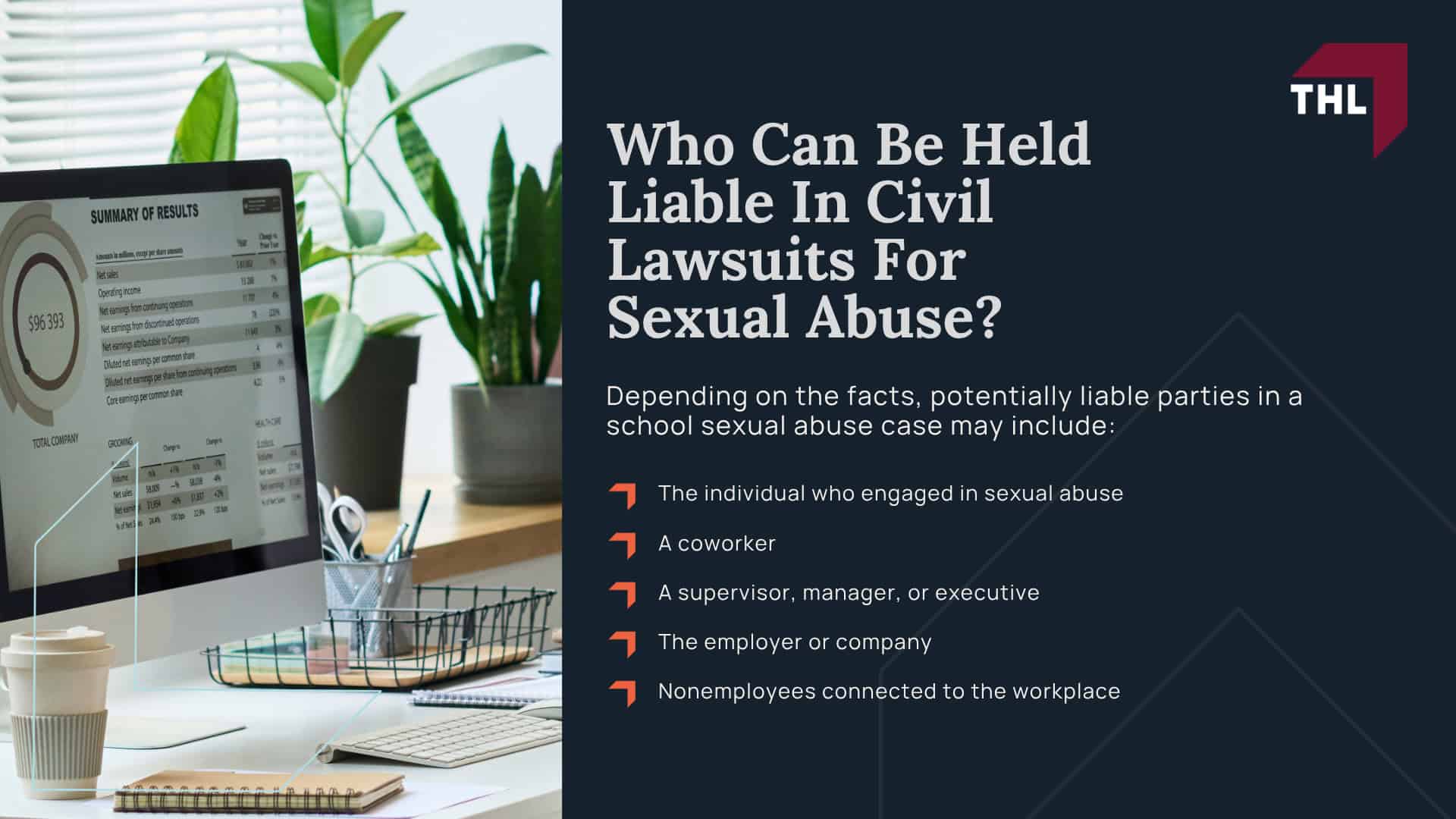 Who Can Be Held Liable In Civil Lawsuits For Sexual Abuse; How a Workplace Sexual Assault Lawsuit Works; What A Civil Sexual Abuse Lawsuit Involves; Legal Deadlines And Statutes Of Limitations For Sexual Abuse at School Cases; How The Statute Of Limitations Works; How a Workplace Sexual Assault Lawsuit Works; What A Civil Sexual Abuse Lawsuit Involves; Legal Deadlines And Statutes Of Limitations For Sexual Abuse at School Cases; How The Statute Of Limitations Works