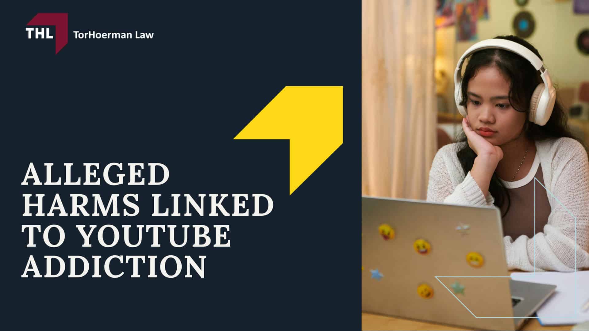 YouTube Addiction Lawsuit - YouTube Addiction Lawsuit Overview - Torhoerman law; YouTube Addiction Lawsuit - Why Alphabet Inc. is Named as a Defendant in the Social Media Addiction MDL - Torhoerman law; YouTube Addiction Lawsuit - Alleged Harms Linked to YouTube Addiction - Torhoerman law