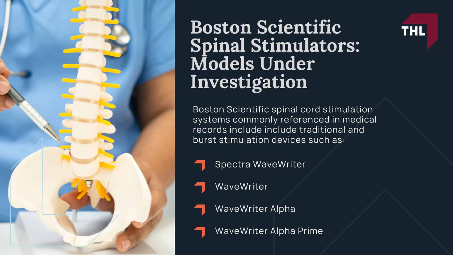 What Is the Boston Scientific Spinal Cord Stimulator Lawsuit About; Boston Scientific Spinal Cord Stimulator MDL Overview; Boston Scientific Spinal Stimulators_ Models Under Investigation