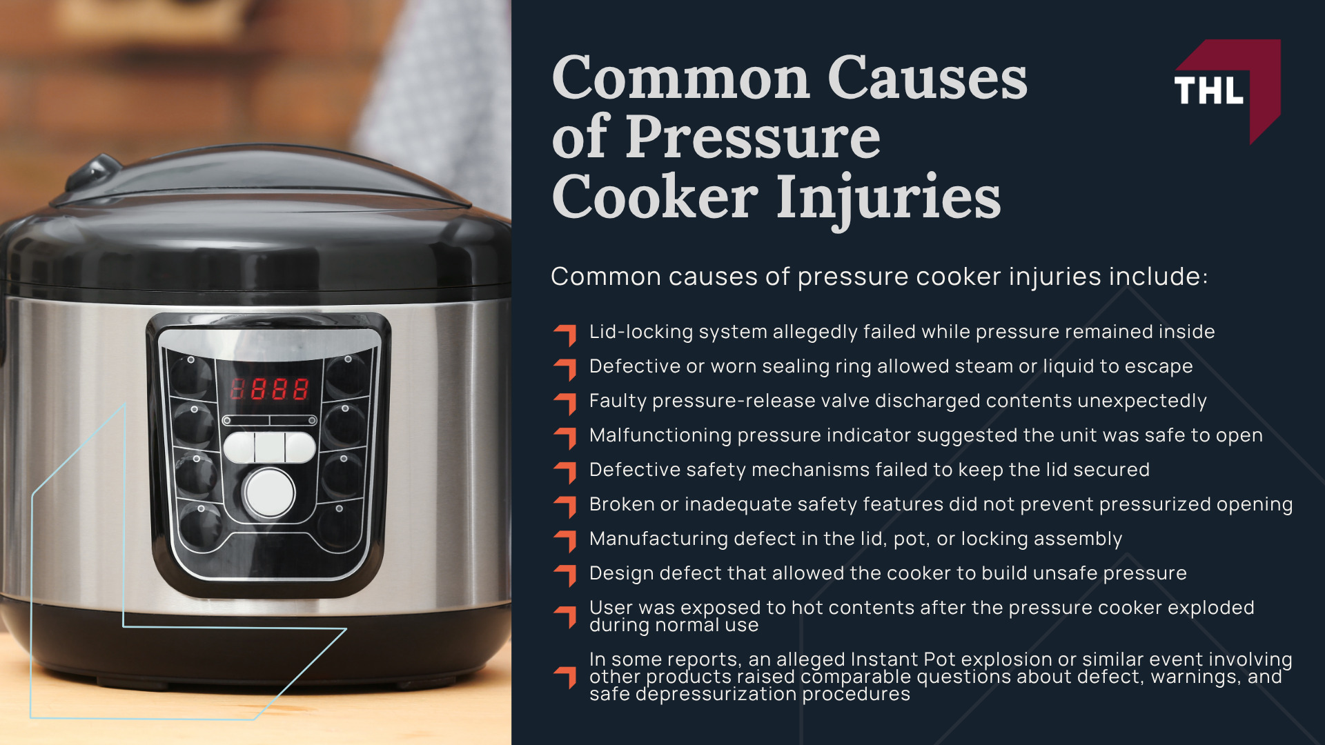 Reports of Burn Injuries Linked to Farberware Pressure Cookers; What Farberware Pressure Cooker Models Are Involved; Reported Injuries in Pressure Cooker Cases; Common Causes of Pressure Cooker Injuries