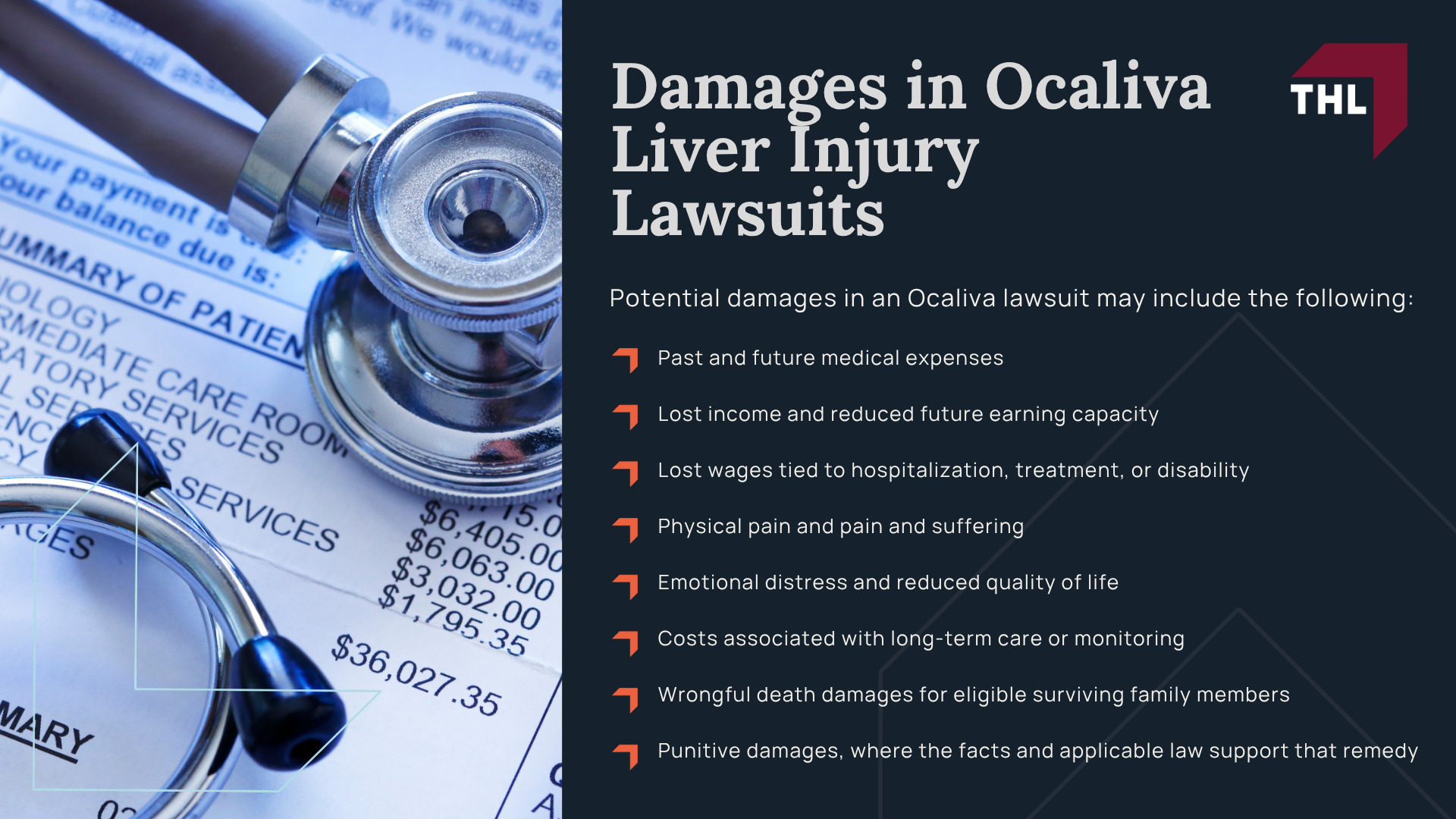 Estimated Ocaliva Lawsuit Settlement Range; Estimated Ocaliva Lawsuit Settlement Range; Projected Range for Wrongful Death Claims; Projected Range for Liver Transplant Claims; Projected Range for Severe Liver Injury Claims; Projected Range for Wrongful Death Claims; Important Notes About Ocaliva Lawsuit Settlement Projections; Ocaliva Lawsuit - Ocaliva Lawsuit Investigation Overview - torhoerman law; Do You Qualify for the Ocaliva Lawsuit; Gathering Evidence for an Ocaliva Lawsuit; Damages in Ocaliva Liver Injury Lawsuits