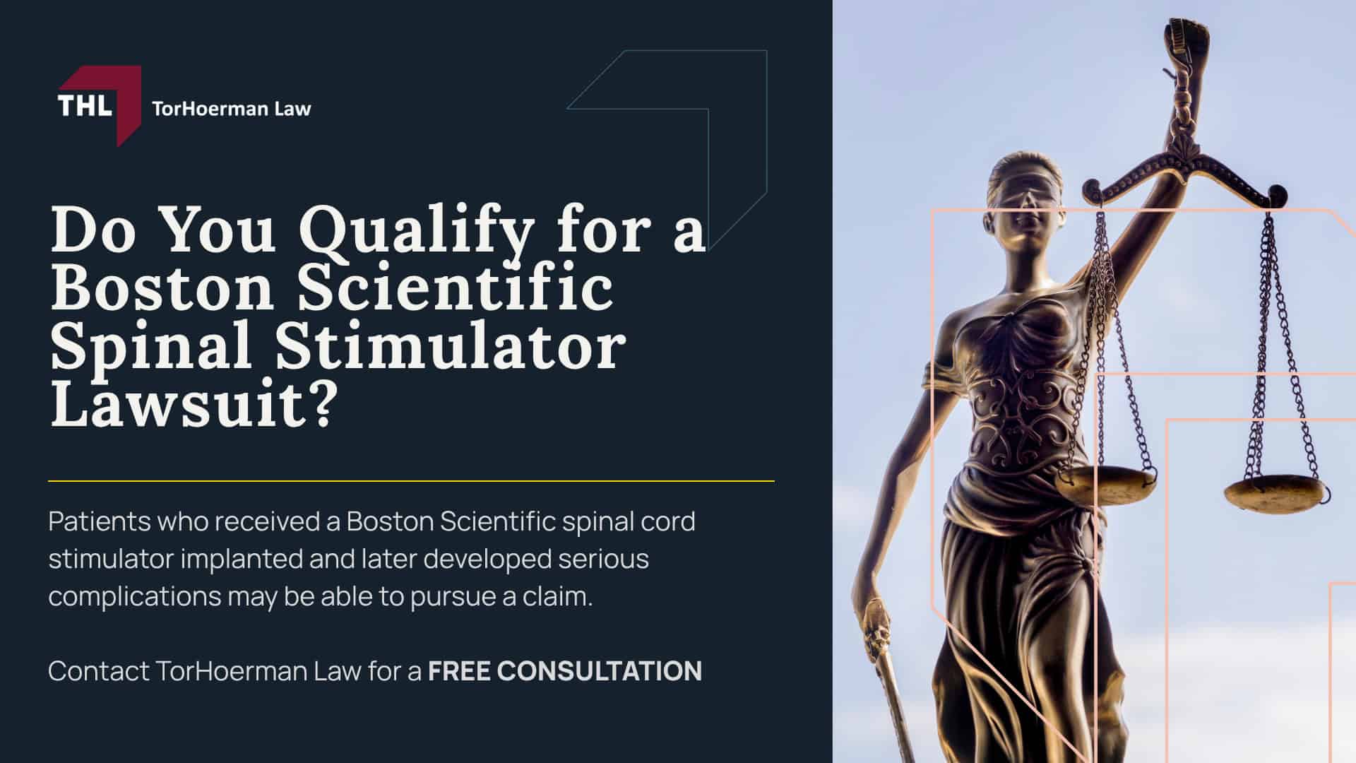 What Is the Boston Scientific Spinal Cord Stimulator Lawsuit About; Boston Scientific Spinal Cord Stimulator MDL Overview; Boston Scientific Spinal Stimulators_ Models Under Investigation; Spinal Cord Stimulator Risks_ Injuries and Complications; Do You Qualify for a Boston Scientific Spinal Stimulator Lawsuit