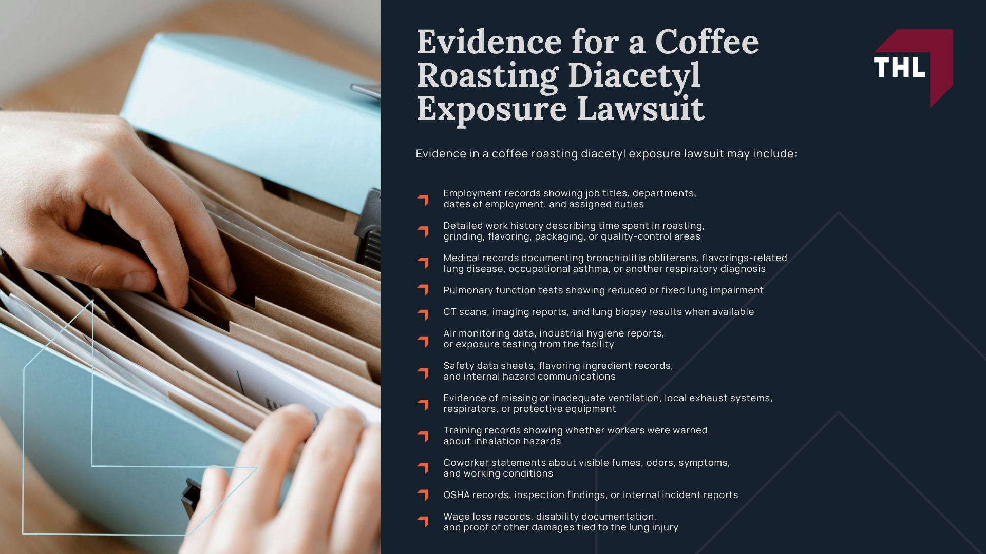 What Is Diacetyl and Why Is It a Concern in Coffee Facilities; How Diacetyl Can Be Created During Roasting and Grinding Coffee Beans; How Are Coffee Workers Exposed to Diacetyl; Can Coffee Roasting Cause Popcorn Lung; About Bronchiolitis Obliterans (Popcorn Lung); Who May Qualify for a Diacetyl Coffee Roasting Lawsuit; What Is Diacetyl and Why Is It a Concern in Coffee Facilities; How Diacetyl Can Be Created During Roasting and Grinding Coffee Beans; How Are Coffee Workers Exposed to Diacetyl; Can Coffee Roasting Cause Popcorn Lung; About Bronchiolitis Obliterans (Popcorn Lung); Who May Qualify for a Diacetyl Coffee Roasting Lawsuit