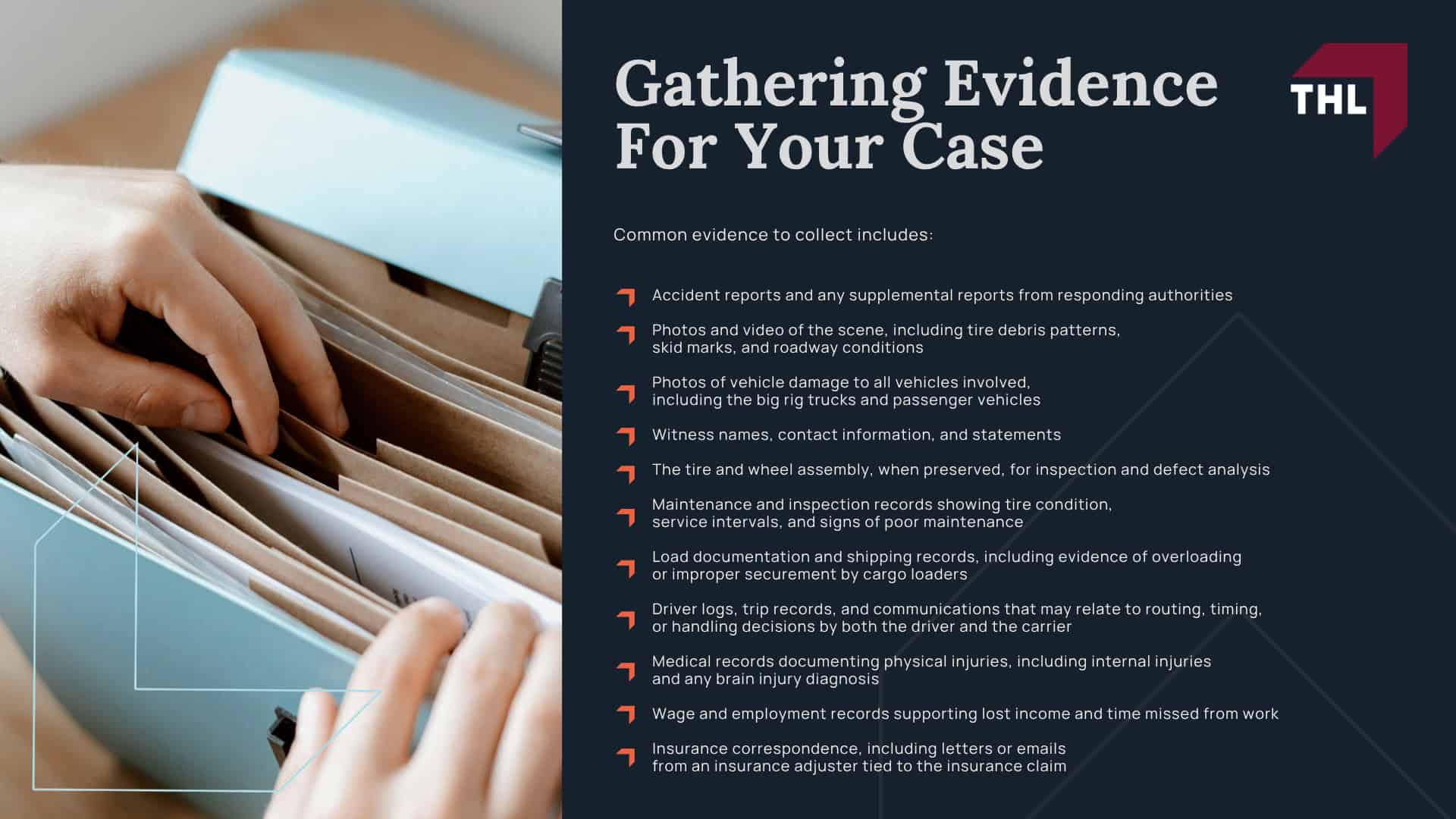 Truck Tire Blowout Accidents; Liability in Truck Tire Blowout Accidents; Tire Blowout Safety Procedures; Truck Tire Blowout Legal Process; Causes and Prevention of Truck Tire Blowouts; Injuries and Compensation from Truck Tire Blowouts; Hiring a Truck Accident Lawyer; Do You Qualify For a Truck Tire Blowout Accident Lawsuit; Gathering Evidence For Your Case