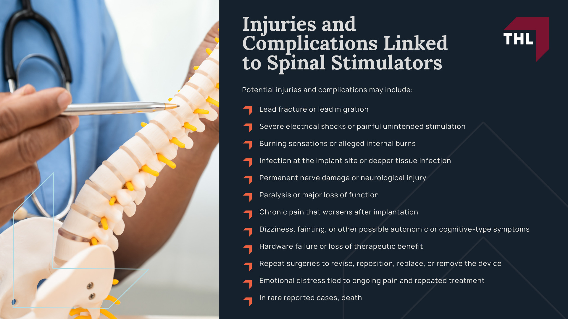 Medtronic Spinal Stimulator Lawsuit Investigation Overview; Injuries and Complications Linked to Spinal Stimulators
