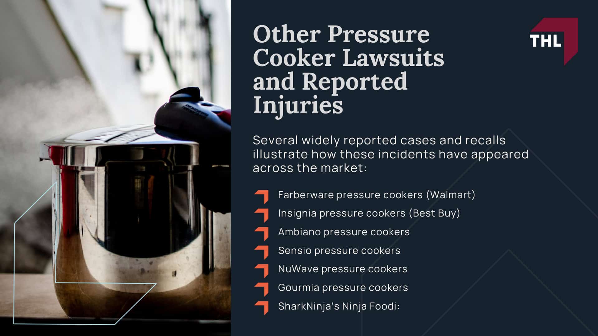 Walmart Pressure Cooker Lawsuit; How Pressure Cooker Defects Can Lead to Serious Injuries; Other Pressure Cooker Lawsuits and Reported Injuries