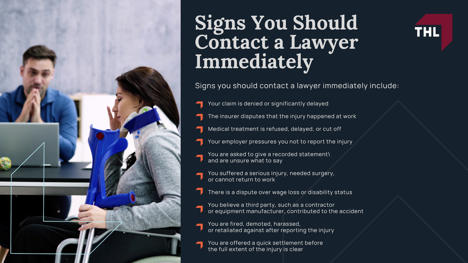 When You Might Need a Workplace Injury Lawyer; The Role of a Workplace Injury Lawyer; Signs You Should Contact a Lawyer Immediately