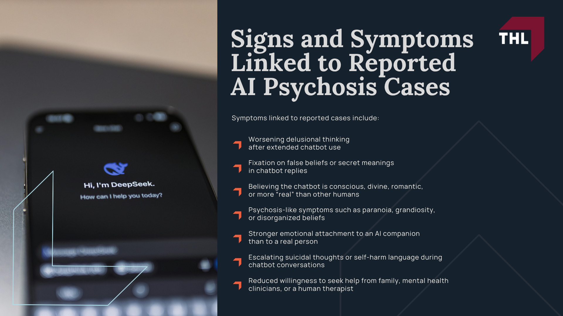 AI Lawsuit Investigation_ Psychosis, Self-Harm, Suicide; Psychological Effects of AI Chatbots; AI Chatbots and Severe Psychiatric Harm; AI Company Responsibilities and Safeguards; Signs and Symptoms Linked to Reported AI Psychosis Cases
