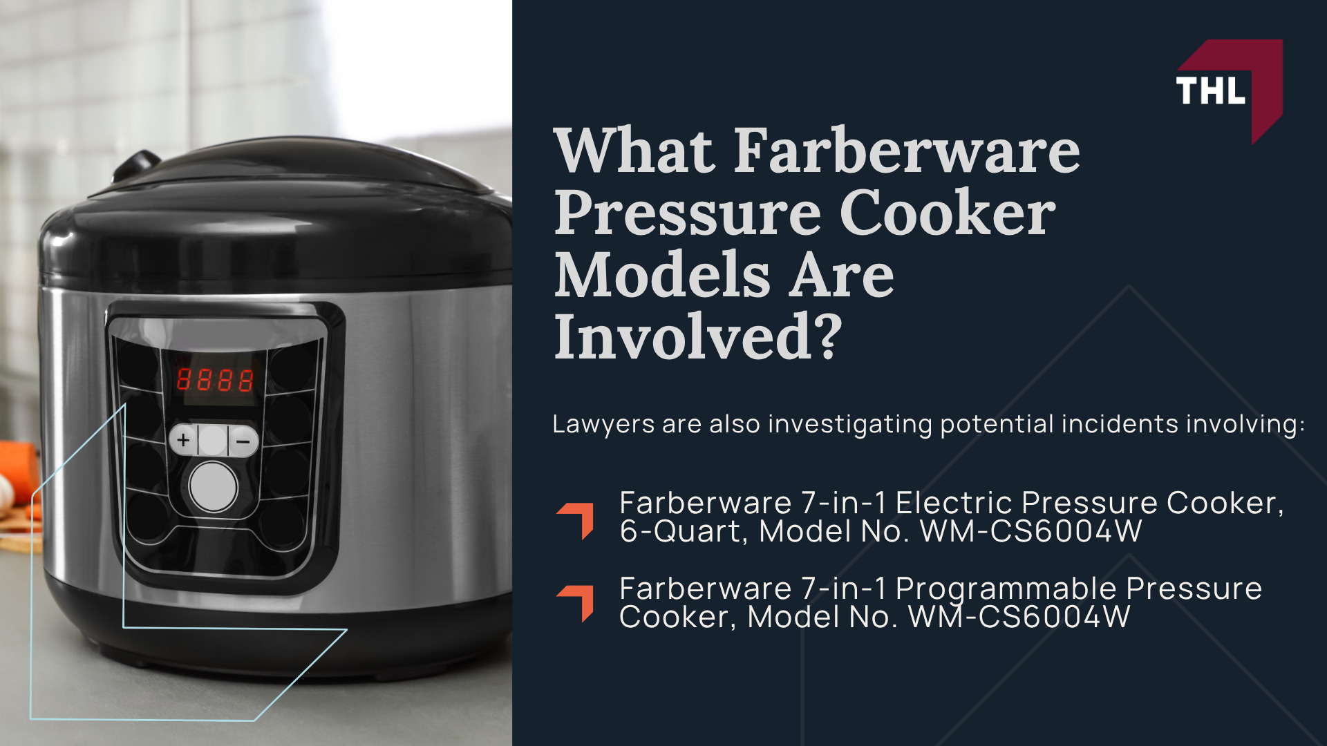 Reports of Burn Injuries Linked to Farberware Pressure Cookers; What Farberware Pressure Cooker Models Are Involved