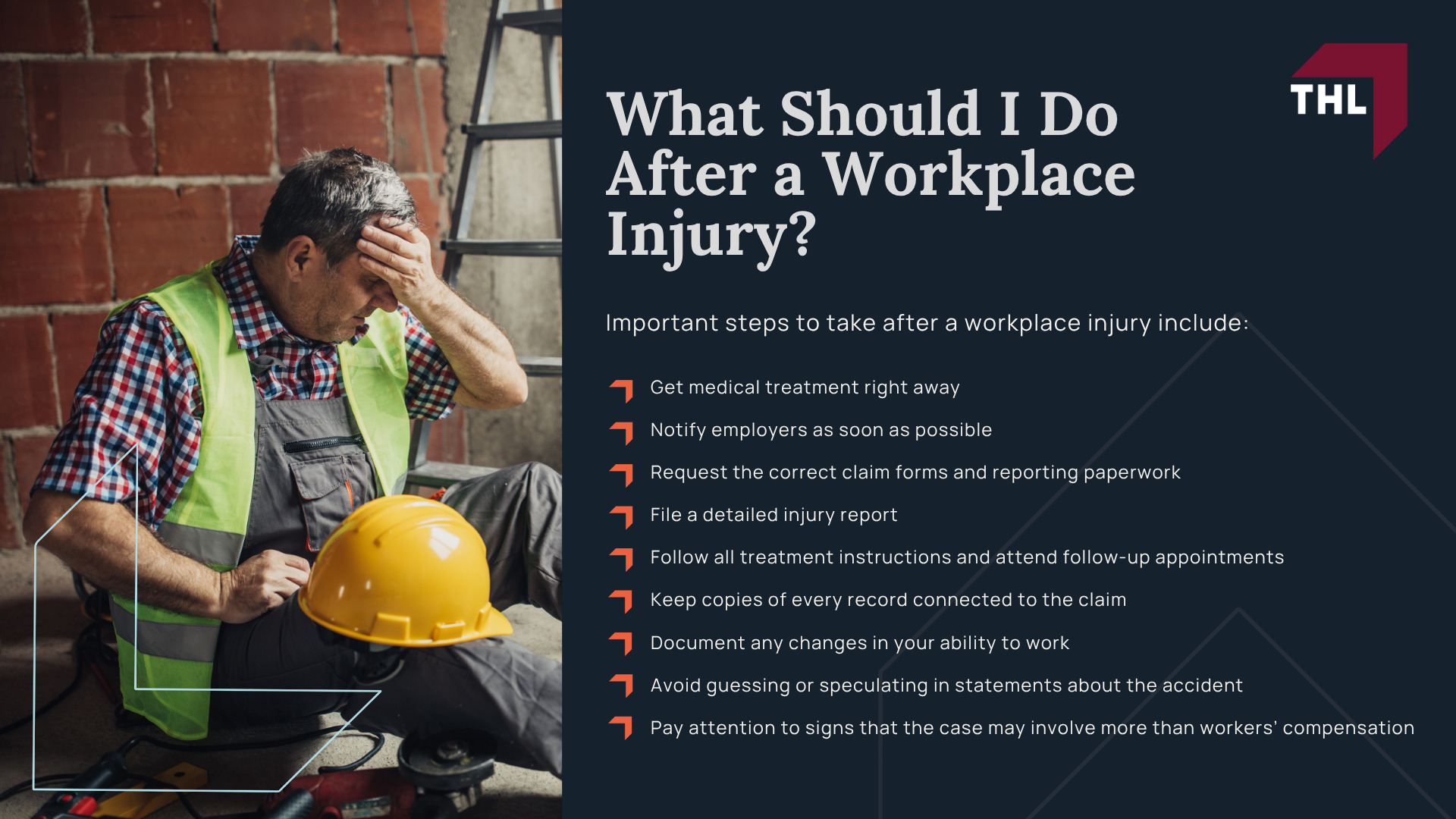 The Legal Process for Workplace Injury Claims; What Should I Do After a Workplace Injury